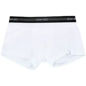 Stretch Fit Joha Say So Boxershorts White