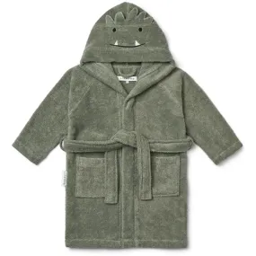 Liewood Lily Bathrobe Faune Green Layered construction Bedtime Ready Look