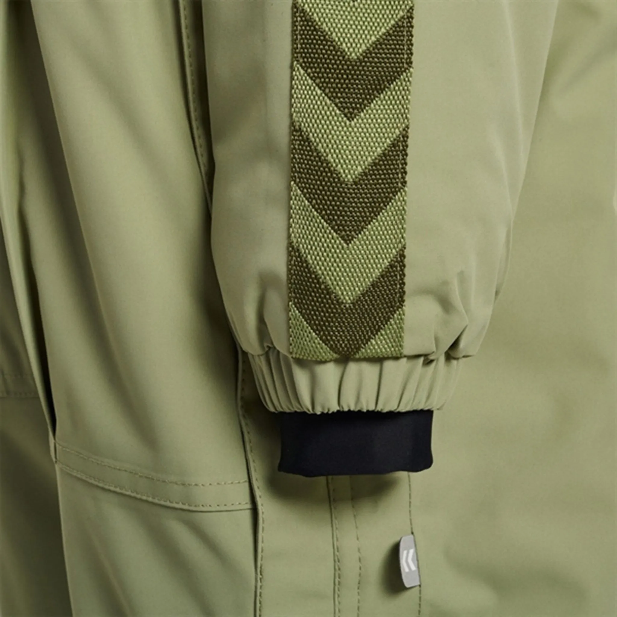 Hummel Snowsuit Moon Tex Oil Green Pleated-Texture