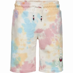 Contemporary Cut Tommy Hilfiger Sweat Shorts Ecru Tie Dye