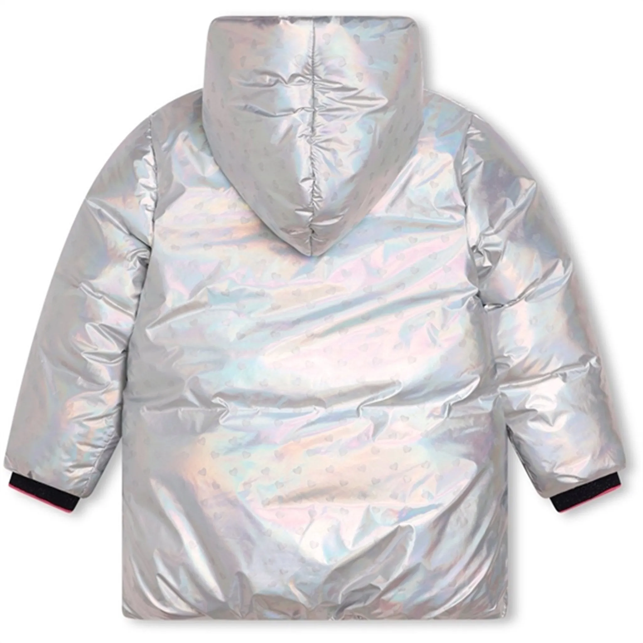 Merchandise Billieblush Lame Silver Puffer Jacket