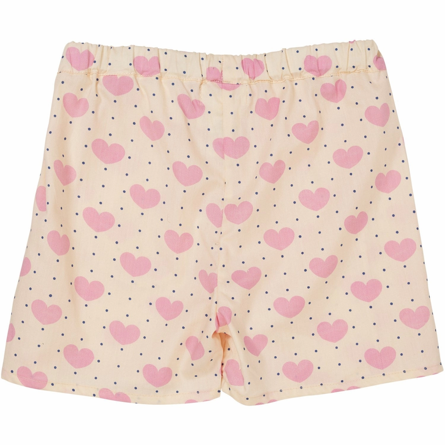 quick dry COPENHAGEN COLORS Heart Aop Heart & Dots Shorts W Ruffle Pockets