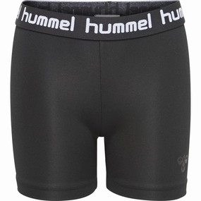 Hummel Black Tona Tight Shorts MultiPocket Design low - rise