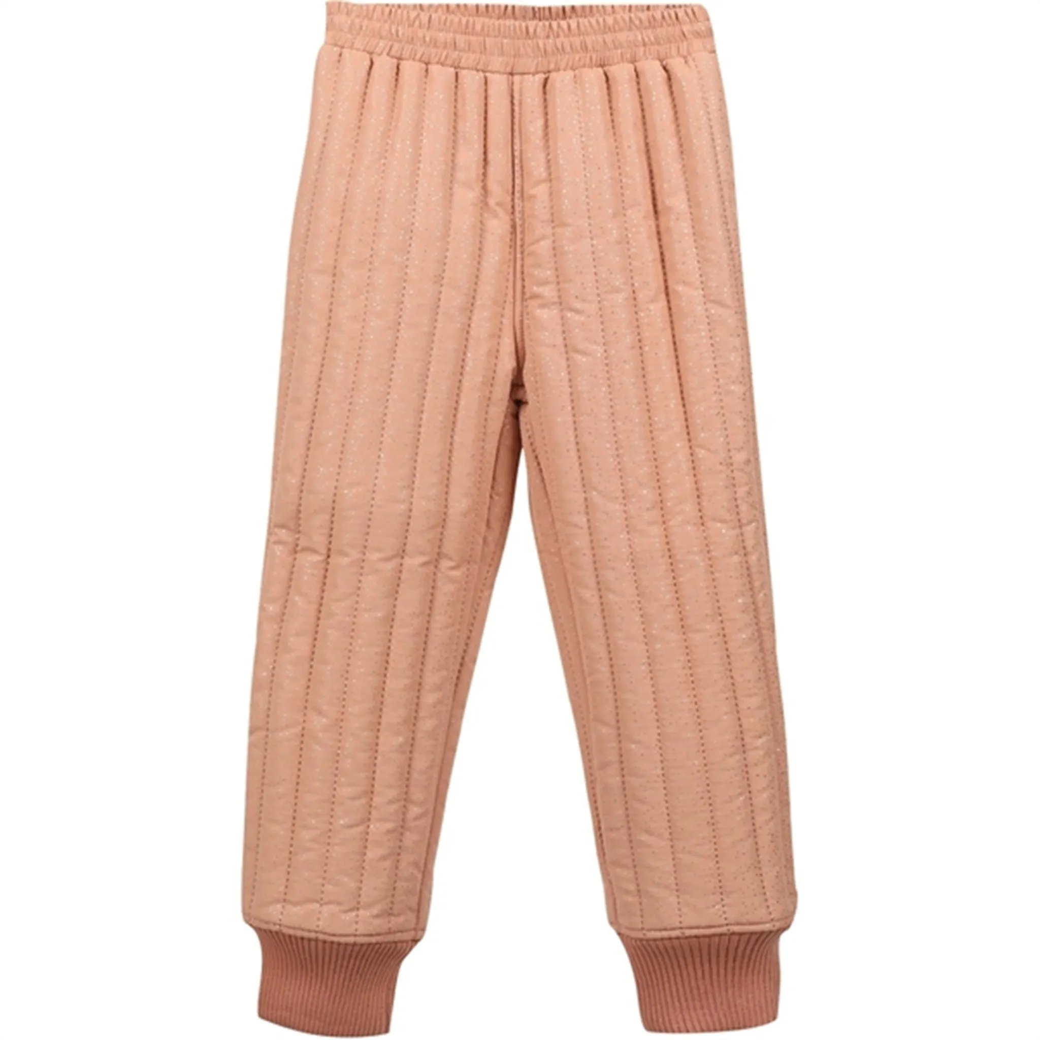 Satin-Sleeve Skin-friendly En Fant Thermal Set Glitter Cameo Brown