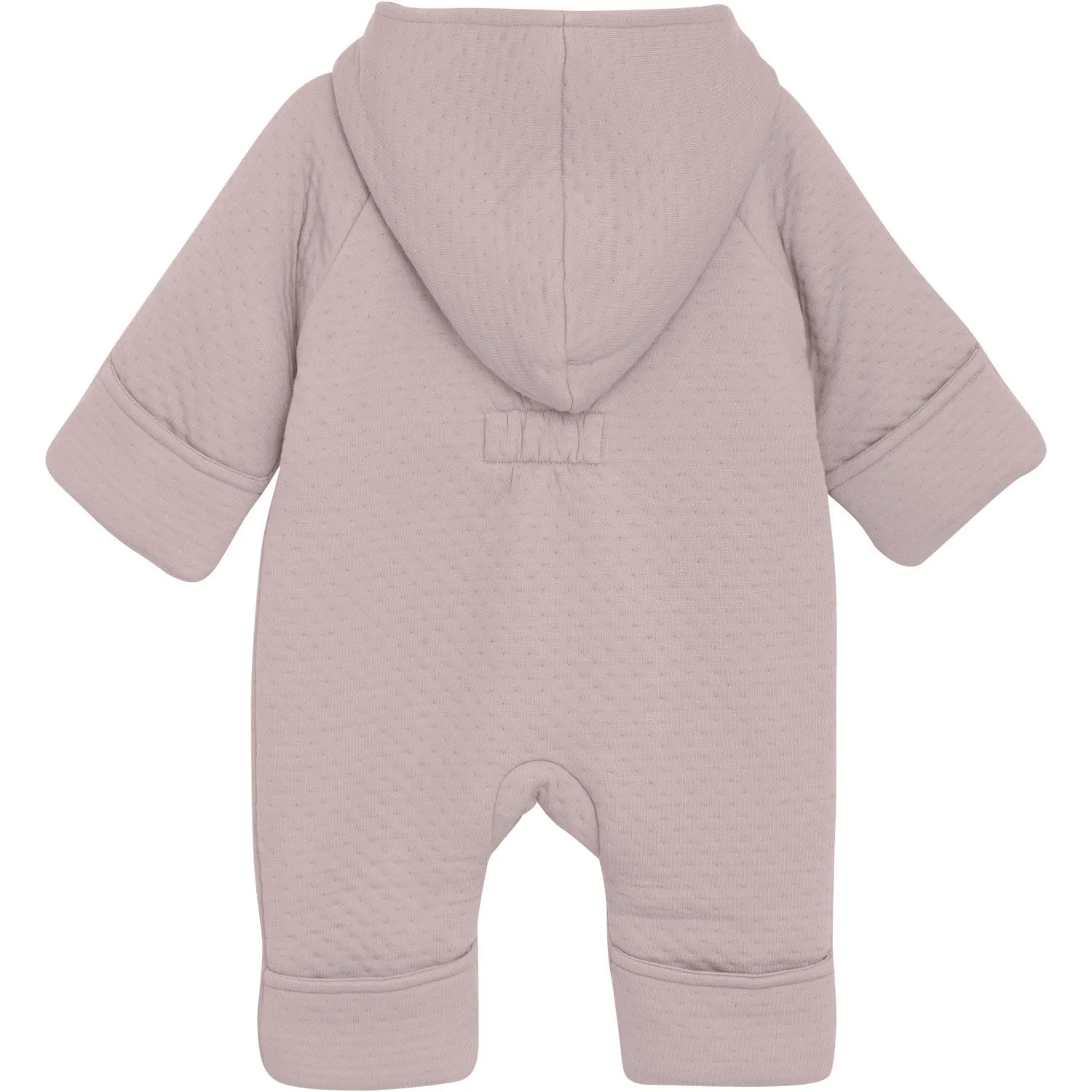 Curved-Hem Beaded-Edge FIXONI Violet Ice Pram Suit W. Lining