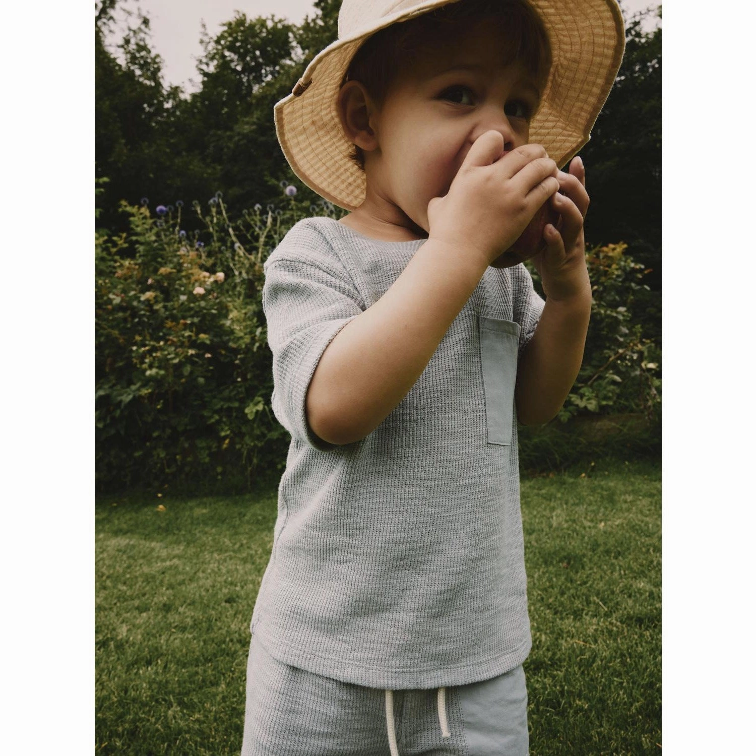 Lil'Atelier Limestone Honjo Shorts Vegan Leather Heels