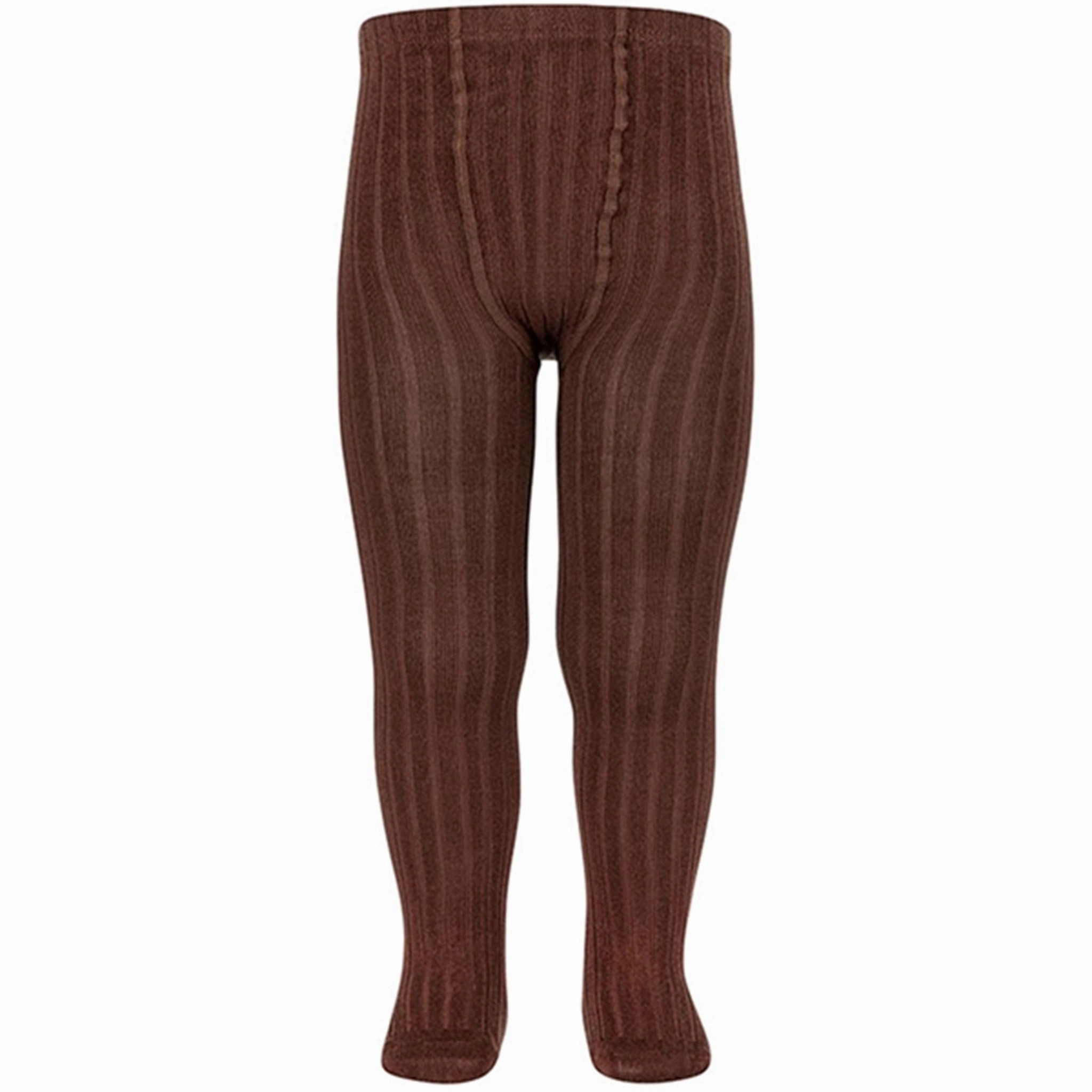 C??ndor Tights Rib Basis Brown Anti-bacterial Work-clothes