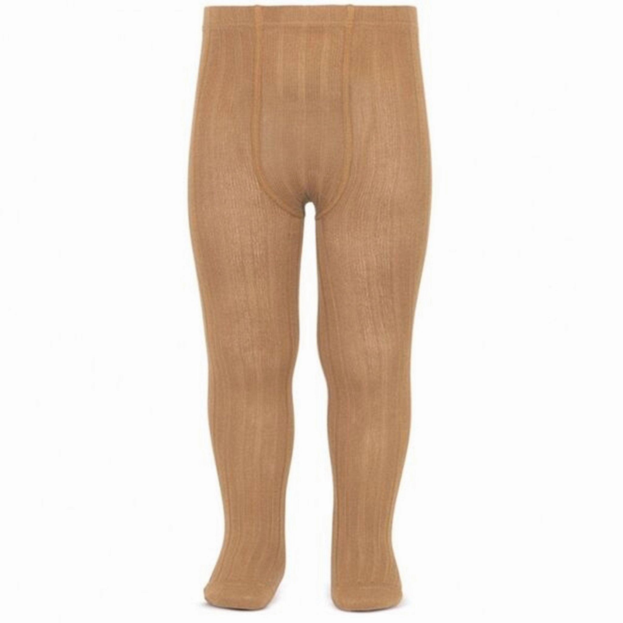 C??ndor Tights Rib Camel Colorfastness-characteristic
