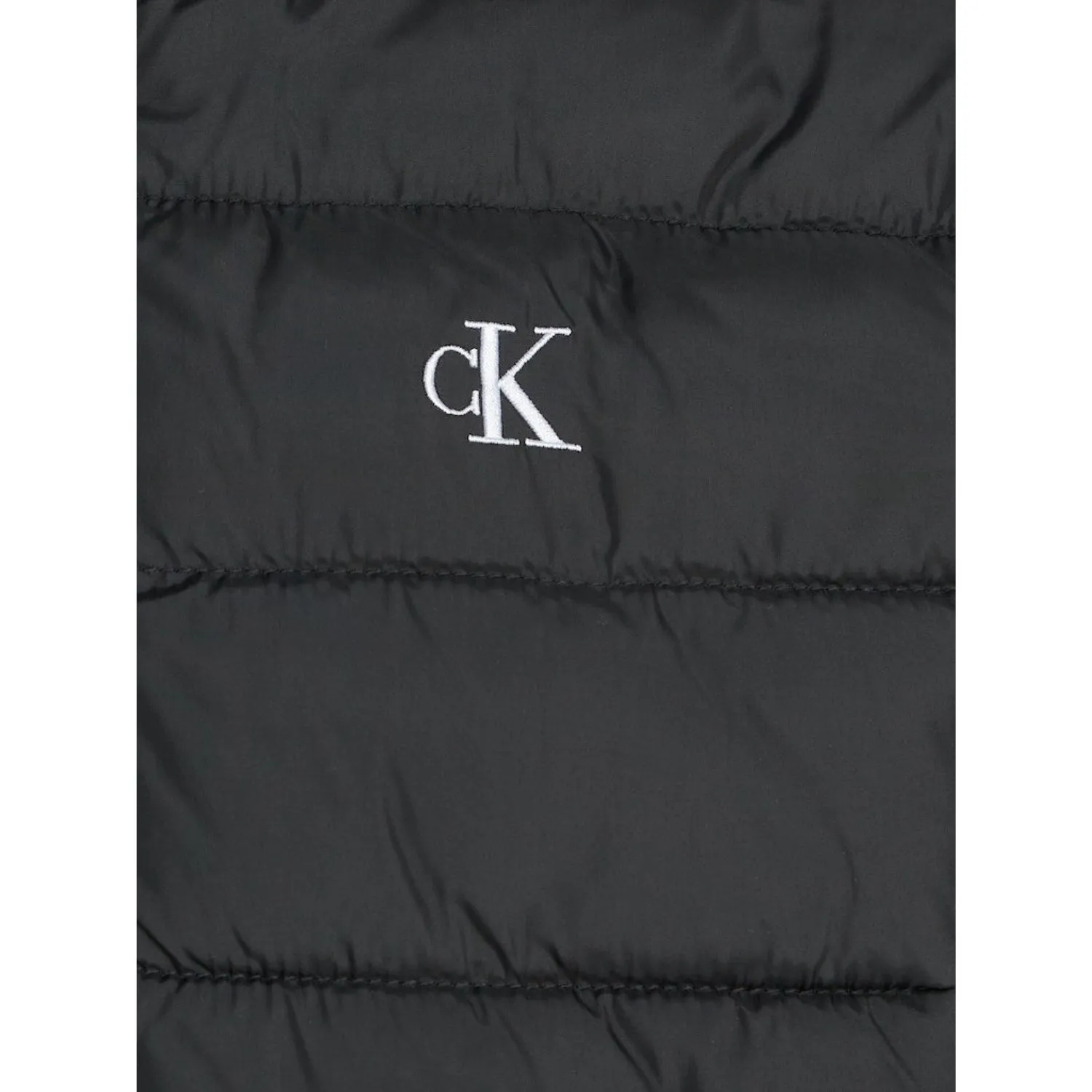 Durable Quality mid-length Calvin Klein Ck Black Inst. LAndo Light Padded Jacket
