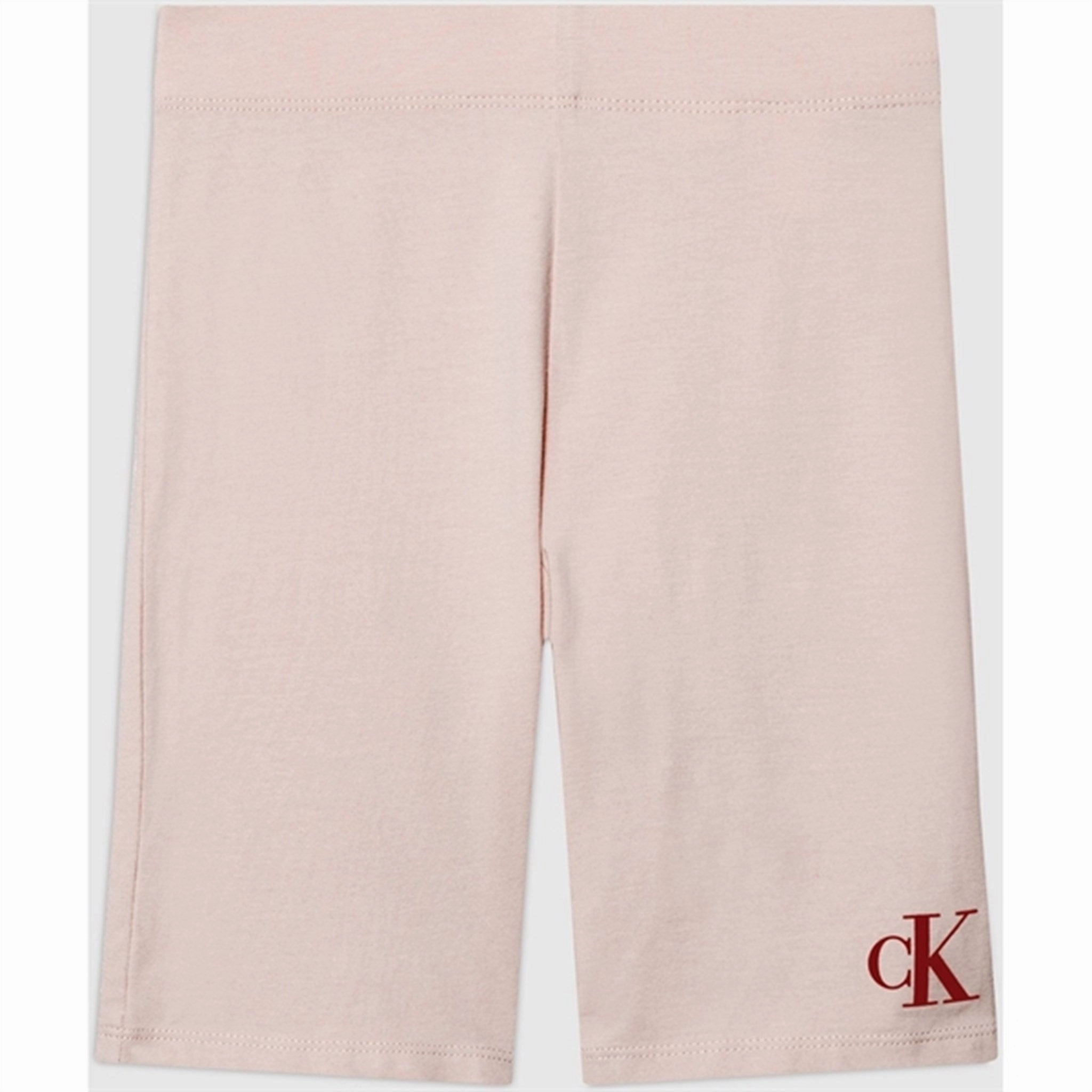 Abrasion Resistant Fabric Holiday Wear Calvin Klein CK Logo Cycling Shorts Sepia Rose