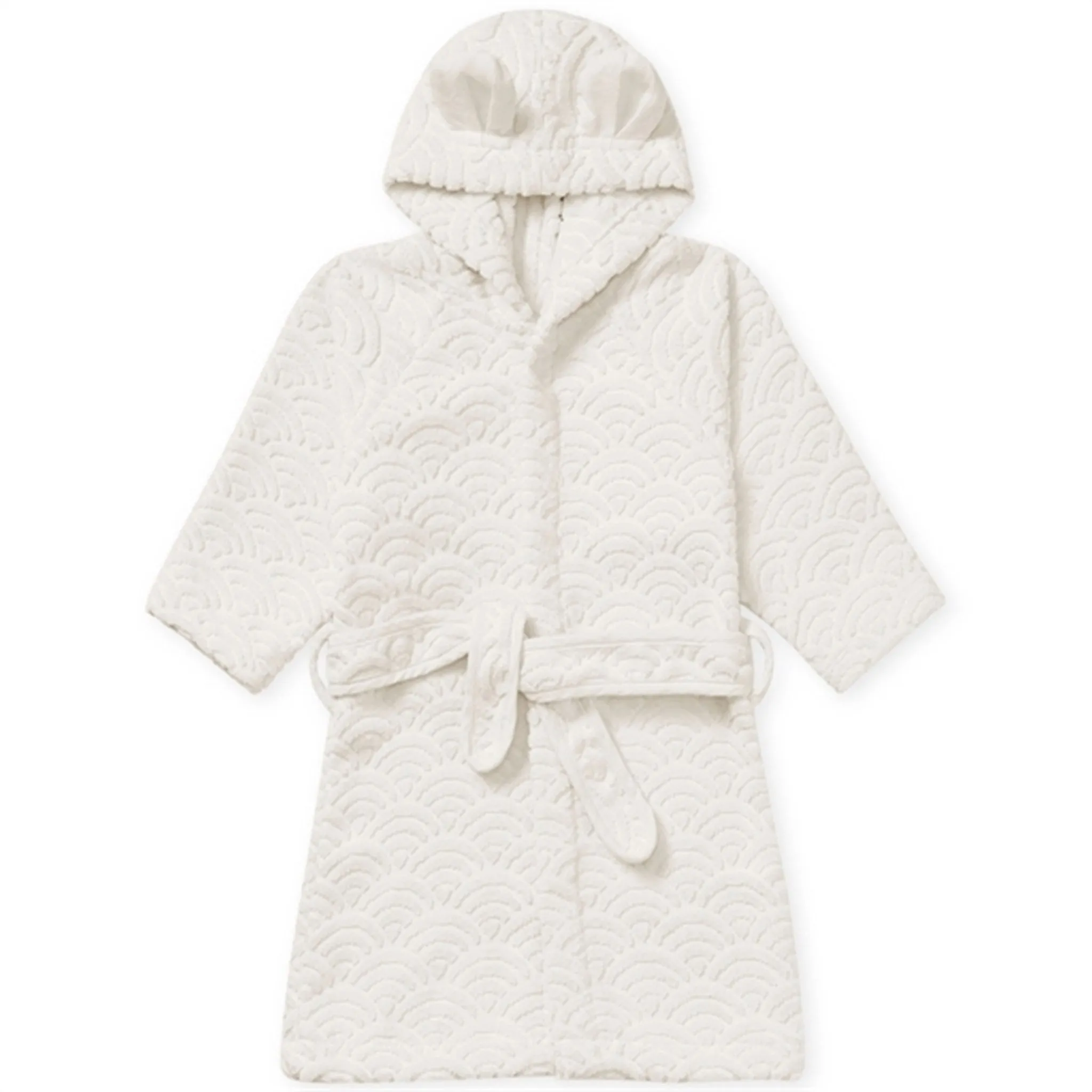 Cam Cam Copenhagen Bathrobe Off-White Snuggle Time Airy texture