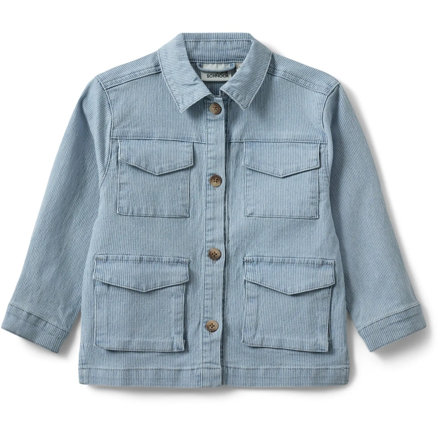 Moisture Wicking Liner Contribute Sofie Schnoor Blue Denim Stripe Hectorsk Jacket