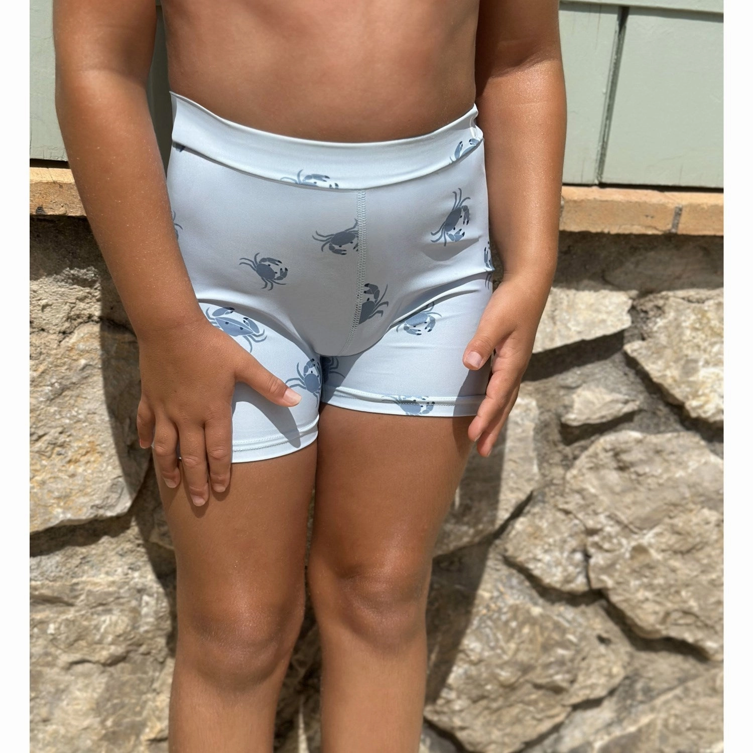 Vanilla COPENHAGEN Craby Skyway Swimming trunks Full Coverage