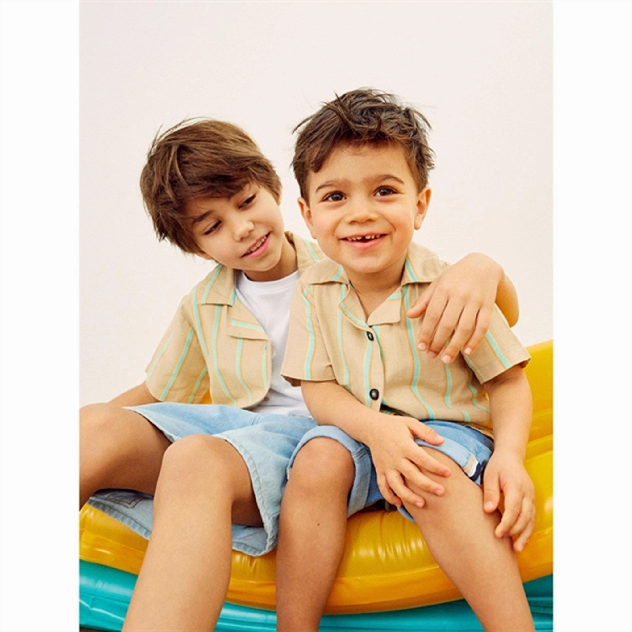 QuickDryTechnology Name it Light Blue Denim Ben Straight Denim Shorts