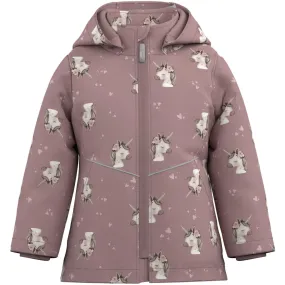 Thank painters Name It Woodrose Unicorn Nmfmaxi Pa Jacket Aop Noos