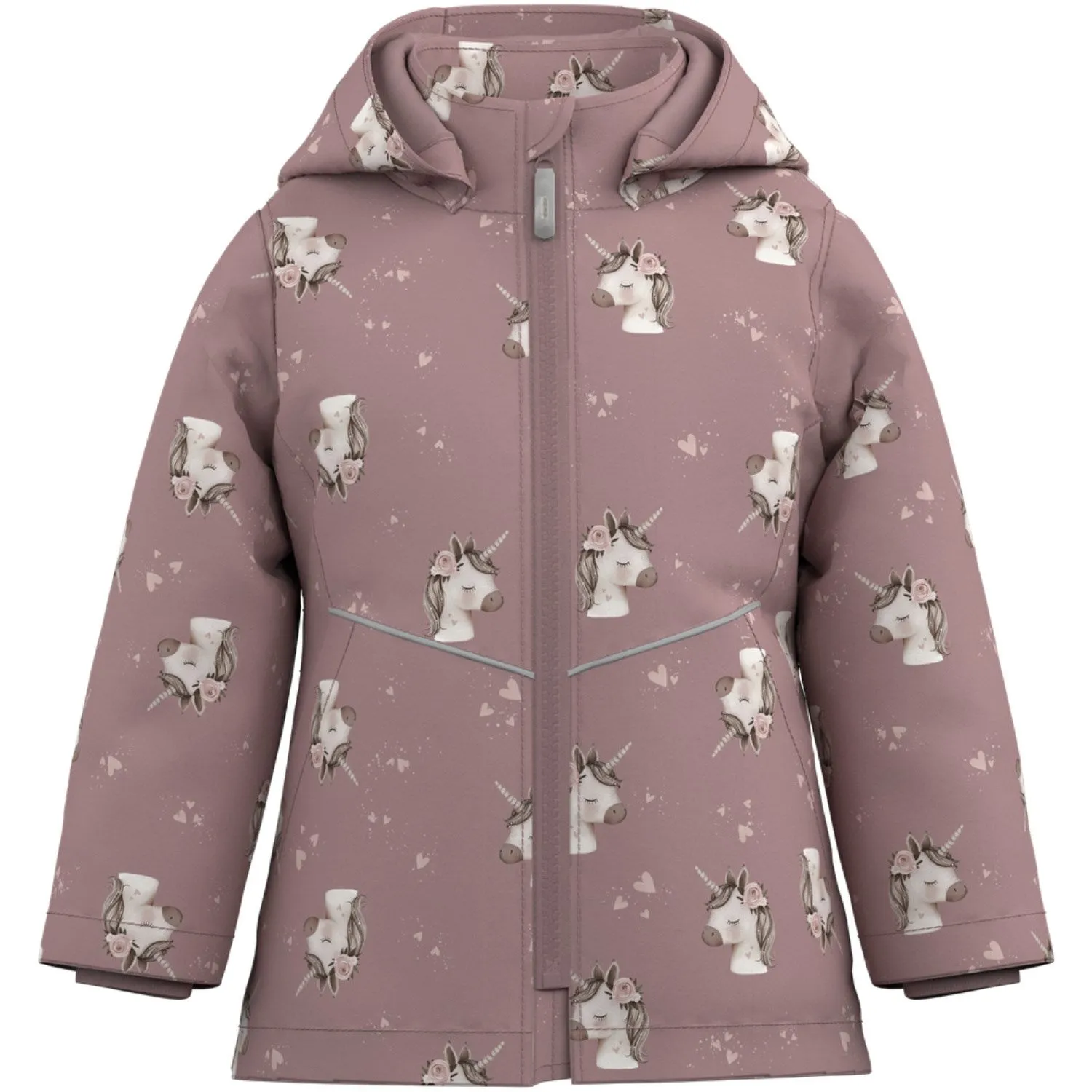 Thank painters Name It Woodrose Unicorn Nmfmaxi Pa Jacket Aop Noos