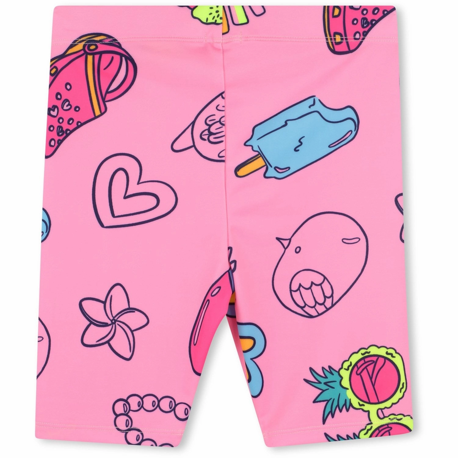 Carlieblush Pink Cyclist Shorts Linen blend Running Shorts