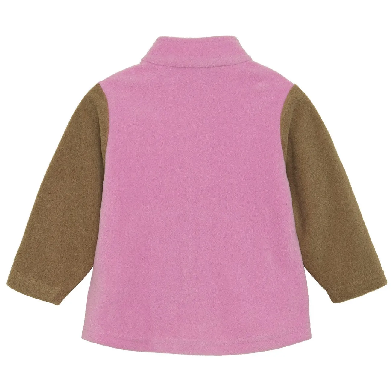 Medium Pile Texture Color Kids Lilac Chiffon Baby Fleece Jacket