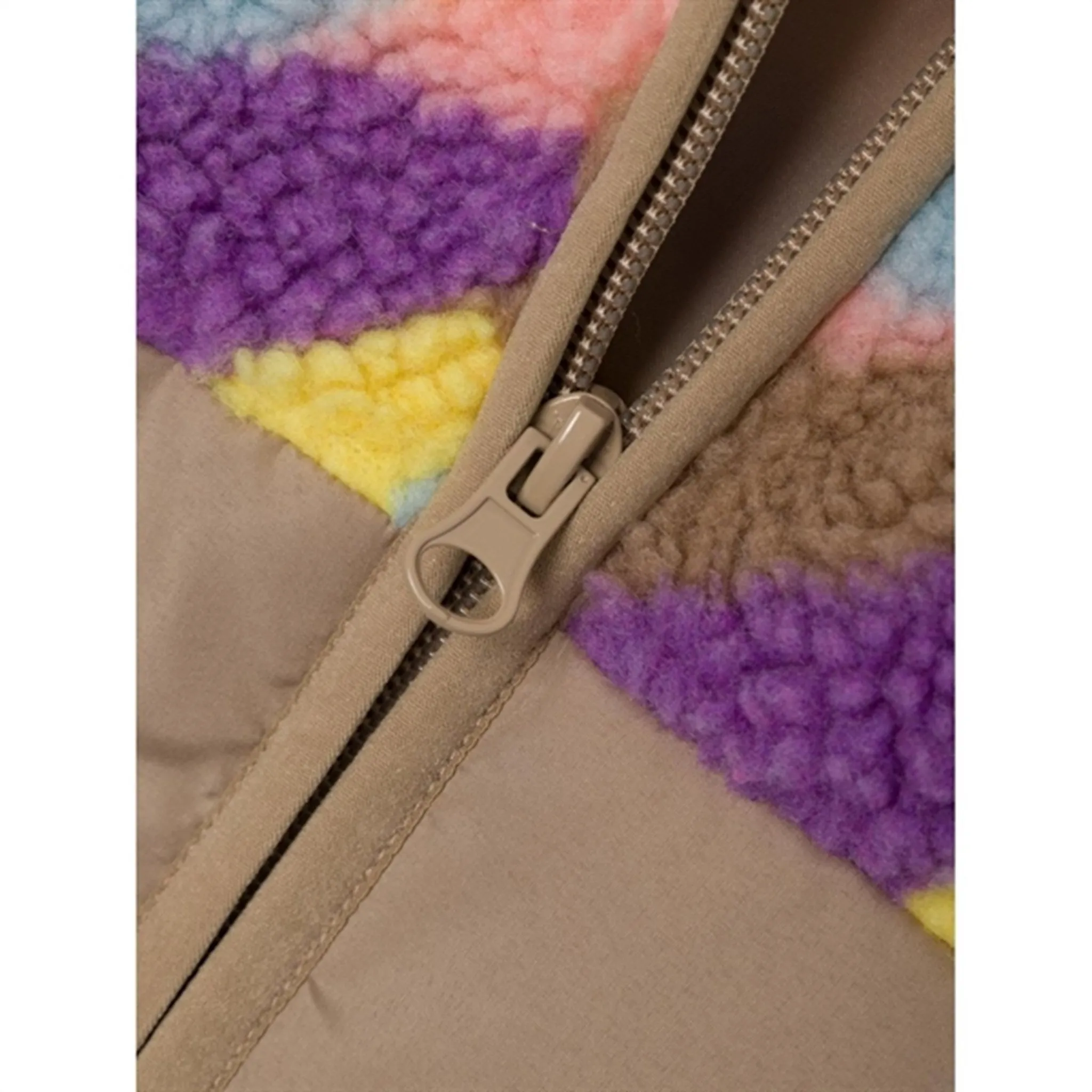 Thermal Base Name it Savannah Tan Molla Teddy Jacket