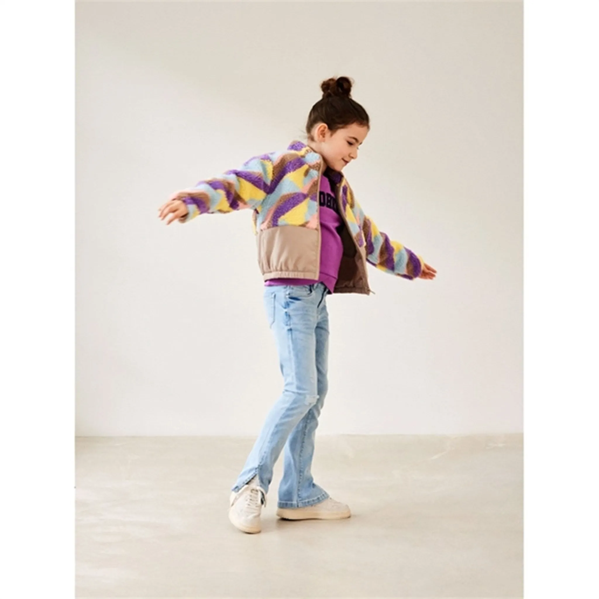 Daily Stroll Effortless Cool Name it Savannah Tan Molla Teddy Jacket