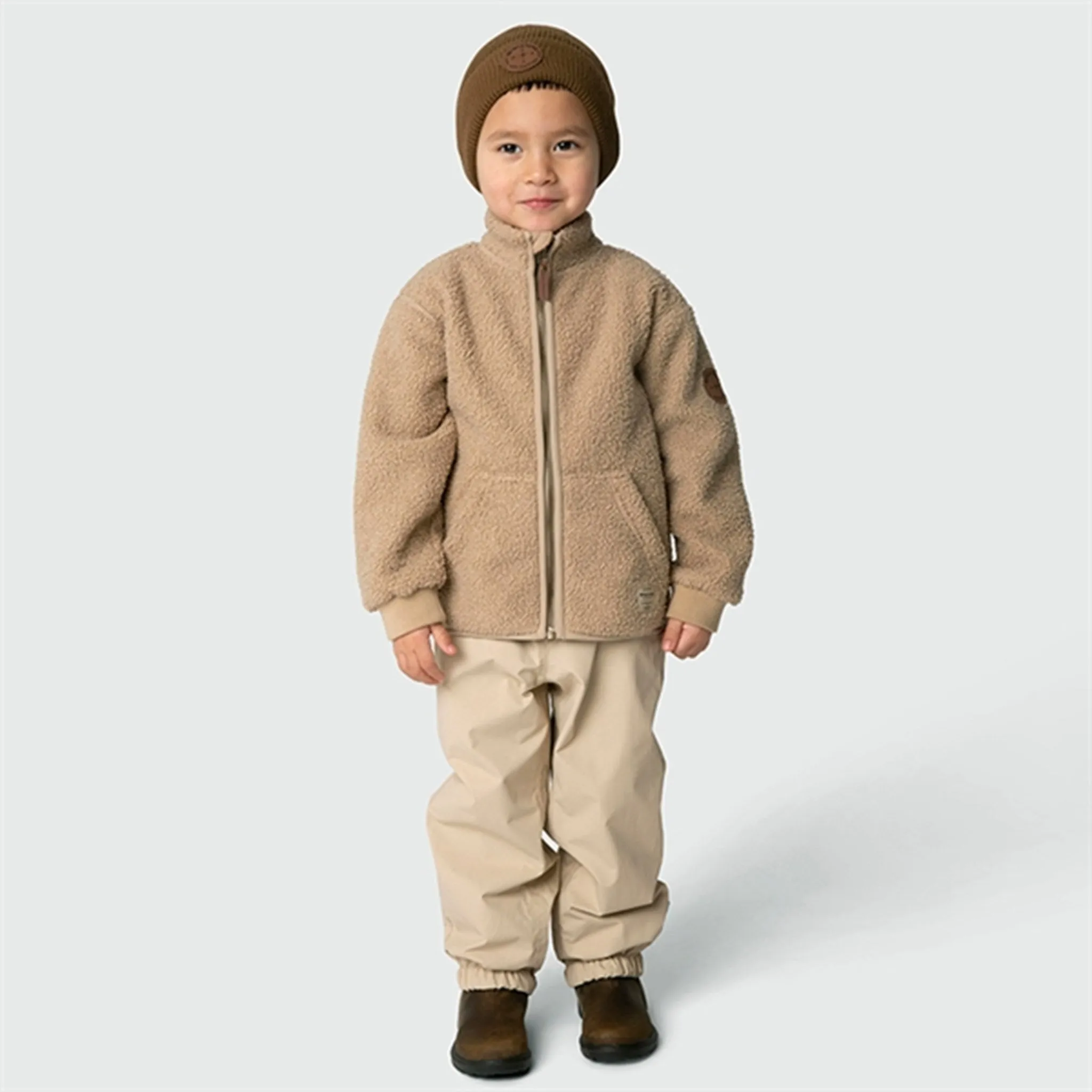 Quick Dry Technology MINI A TURE Saleh Teddy Fleece Jacket Savannah Tan