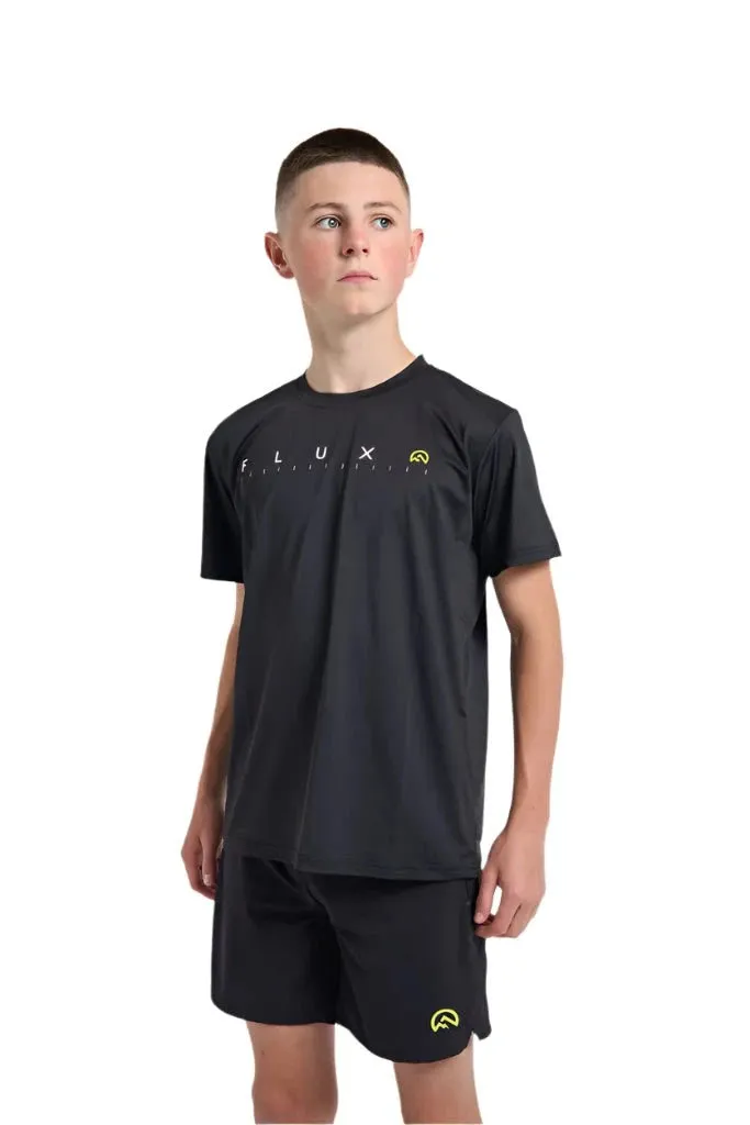 Flux Graphic Logo T-Shirt Junior Reflective details