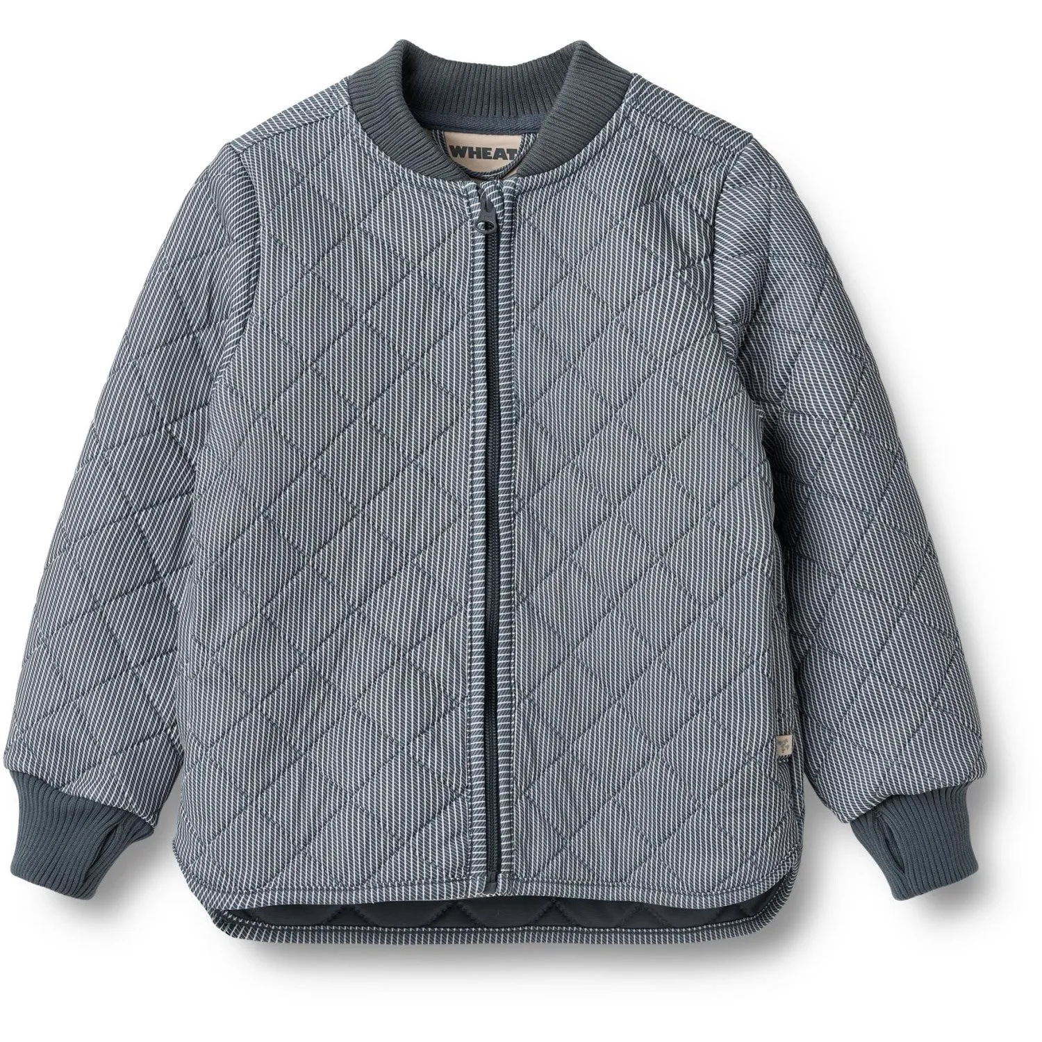 Wheat Ink Stripe Thermo Jacket Loui Casual-Look Stylish short-sleeve piece