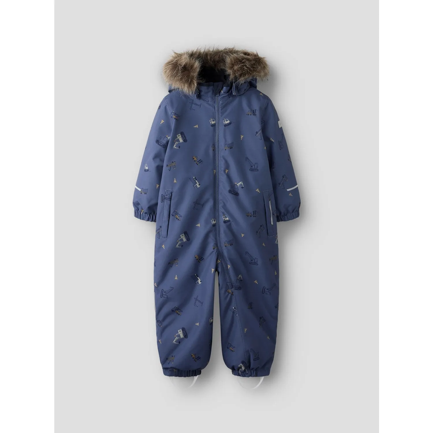 Spring-Season Name It Vintage Indigo Work Nmmsnow10 Suit Aop Fo Noos