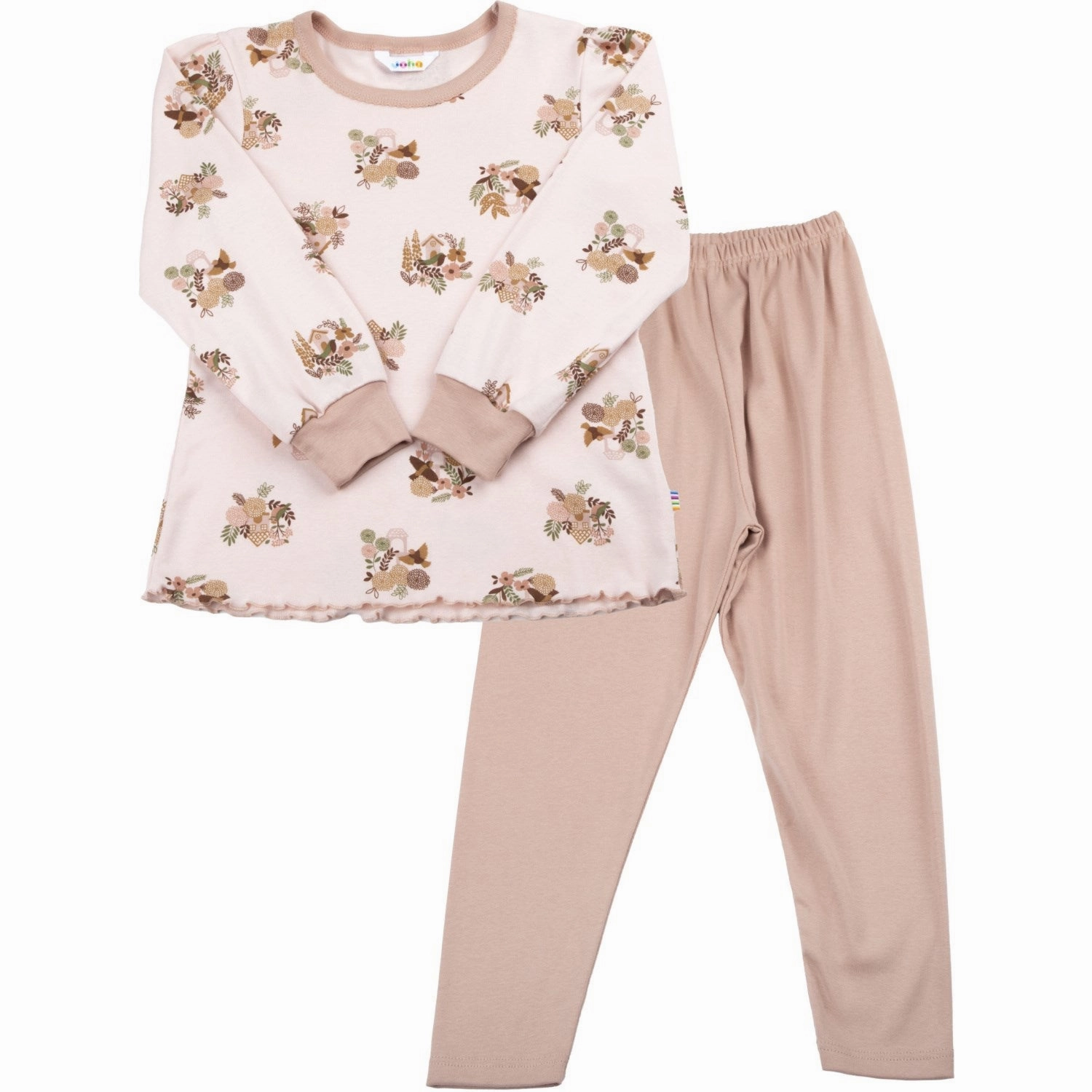 Joha Cotton Peach Pajamas Layered construction