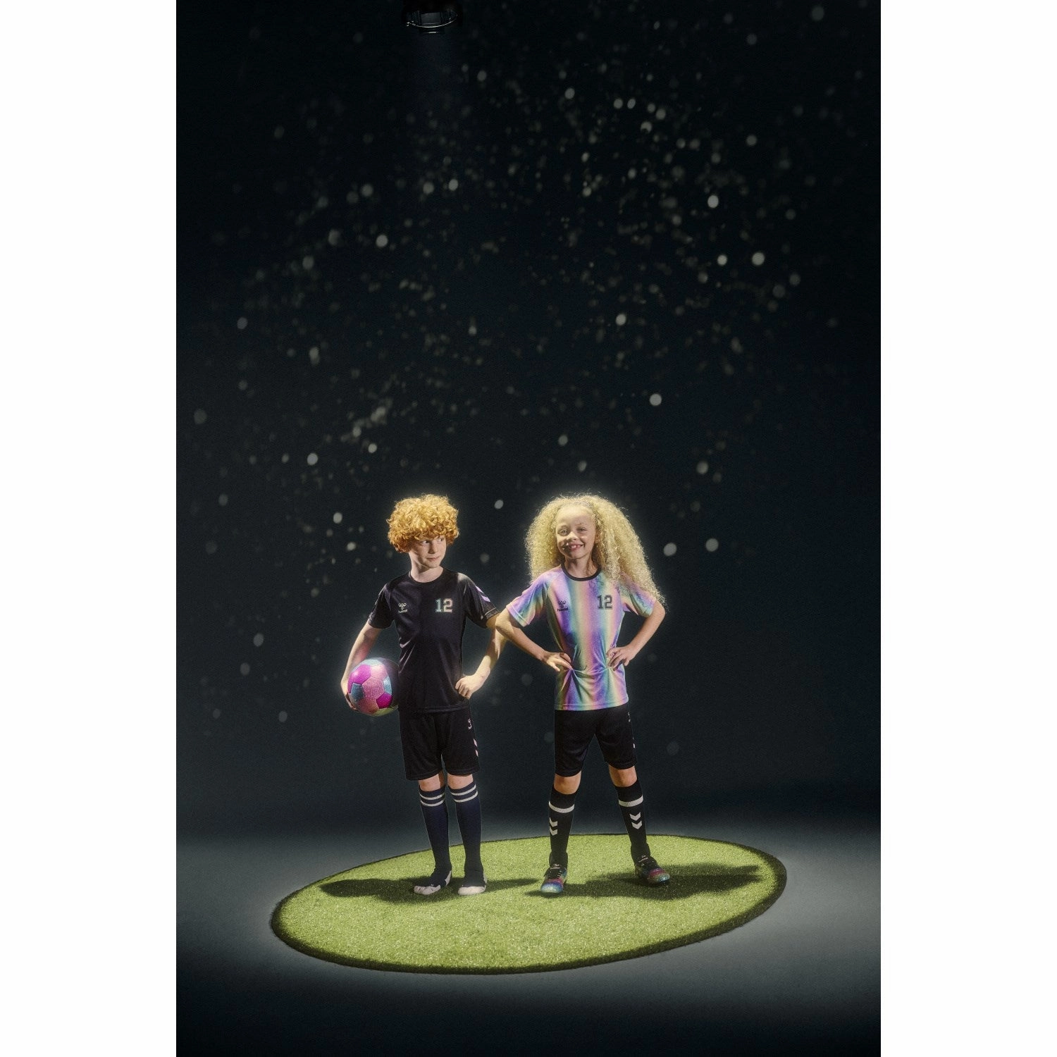 Hummel Black Shimmer Set Compact Storage Feature Office Attire