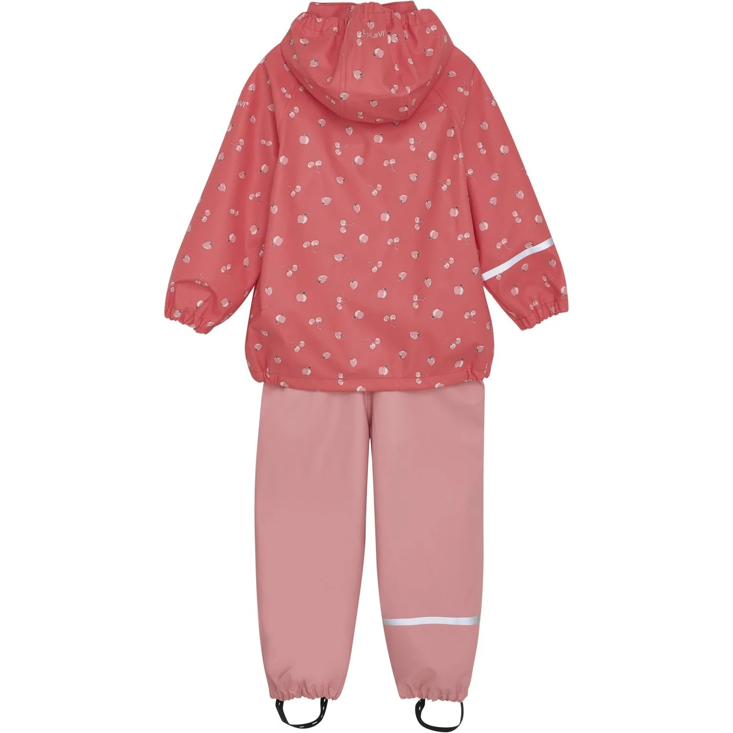 Hidden Zipper CeLaVi Barbados Cherry Rainwear Set - AOP