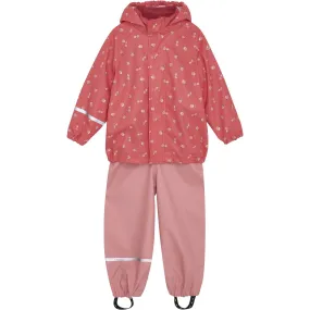 Minimal Bulk Compression Storage Sack CeLaVi Barbados Cherry Rainwear Set - AOP