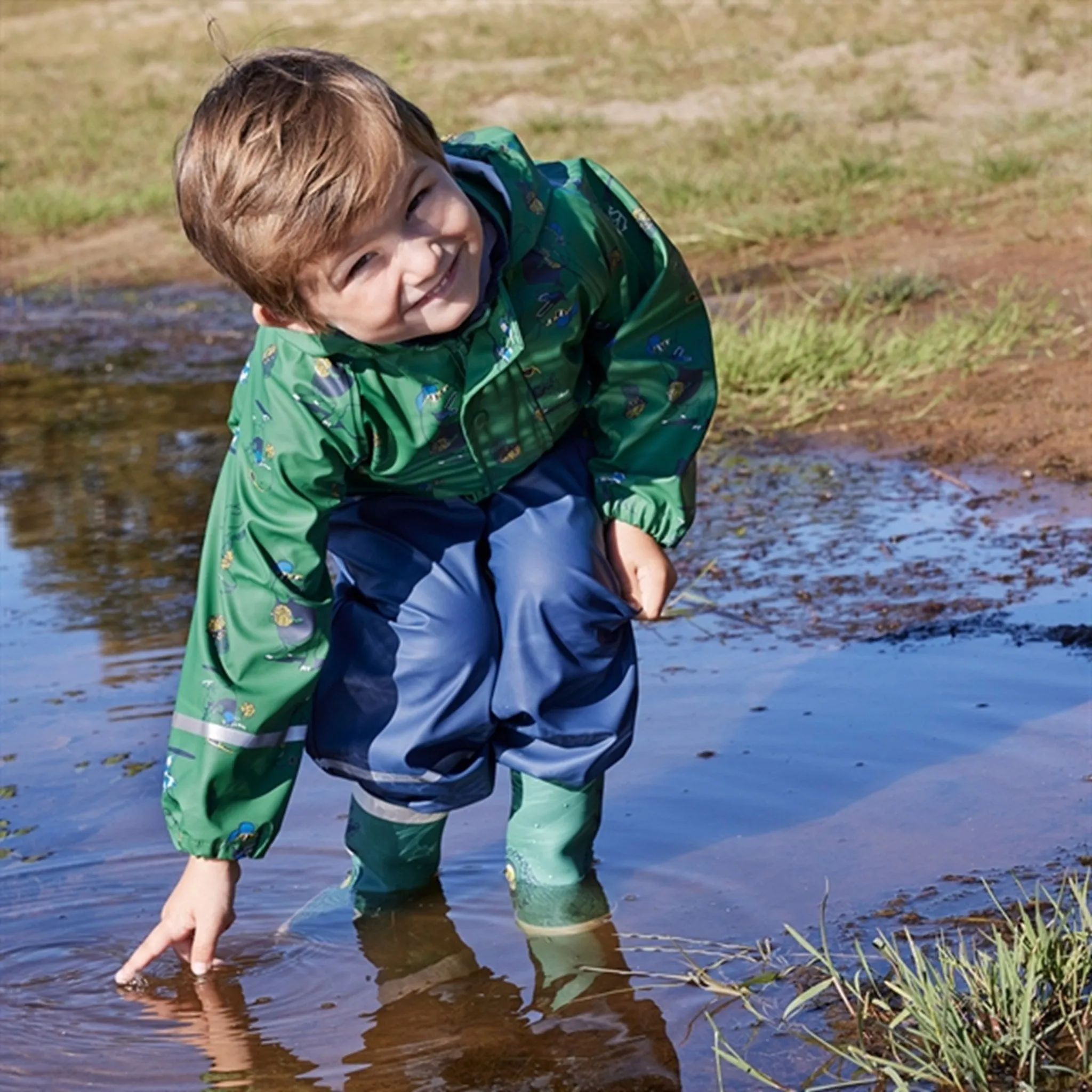 CeLaVi Rain Set AOP Foliage Green Splash Guard Flap