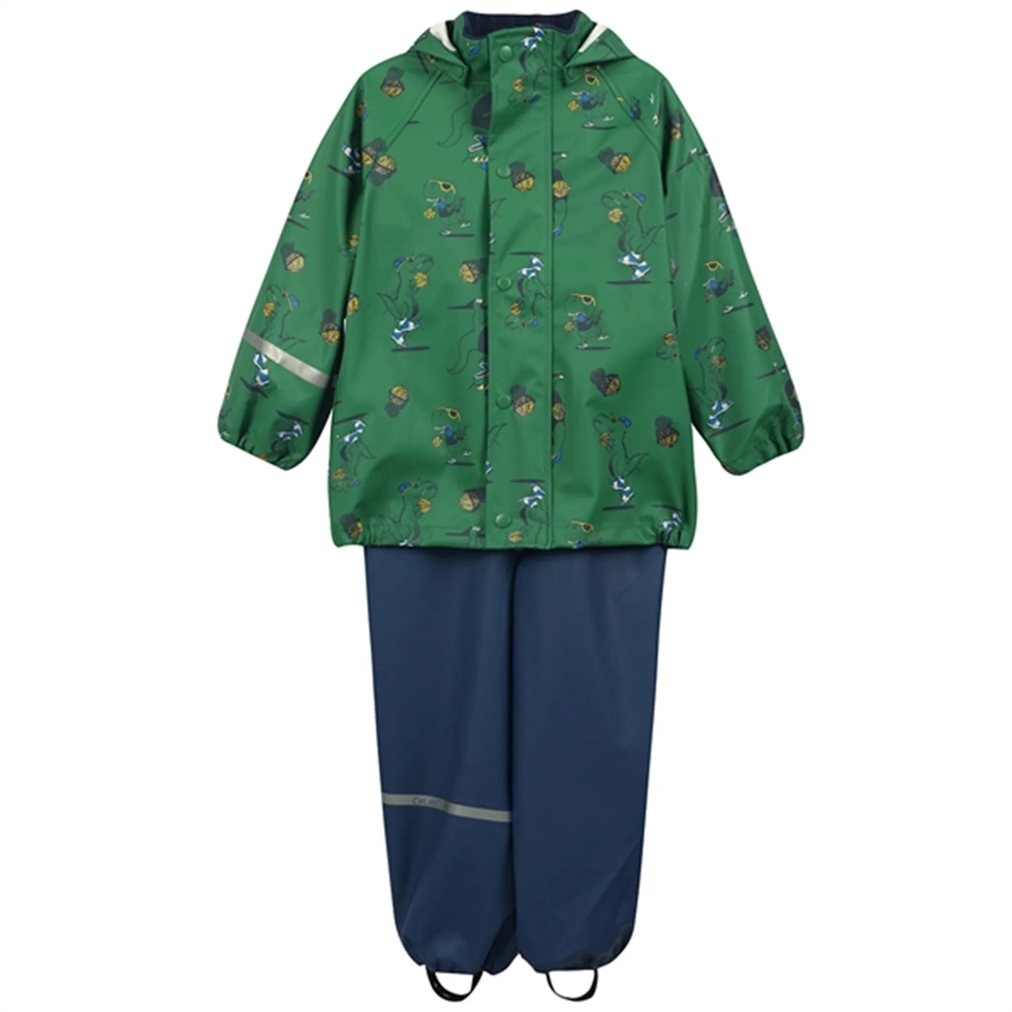 Mud Friendly Compact Storage CeLaVi Rain Set AOP Foliage Green