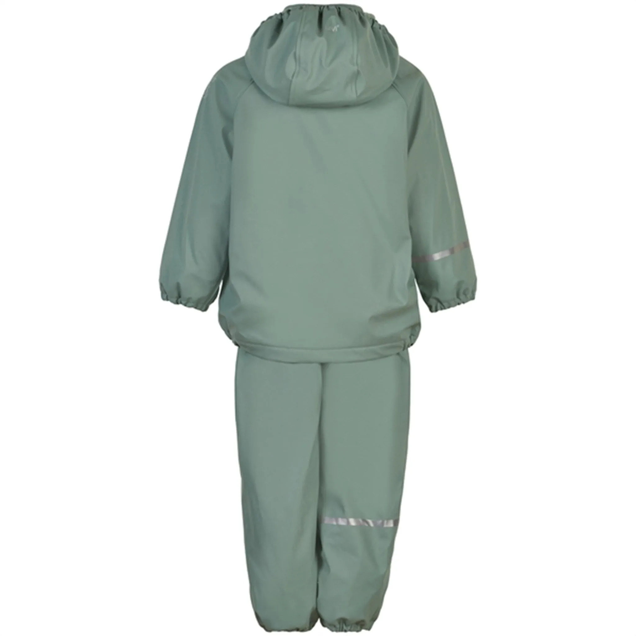 CeLaVi Rain Set Solid Fleece Slate Grey Transitional Weather Fit