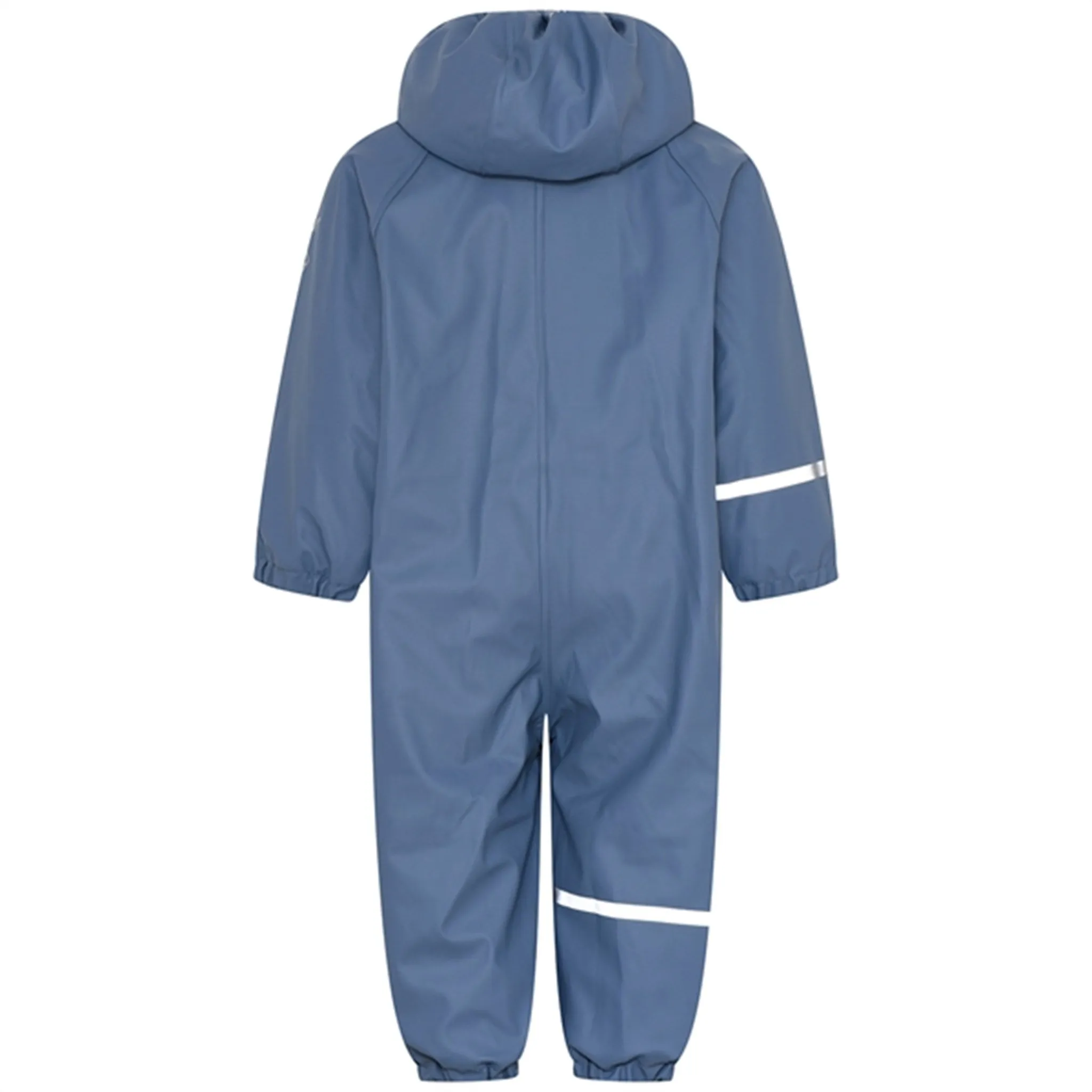 Celavi Rainsuit With Fleece China Blue Season Ready Subtle Texture