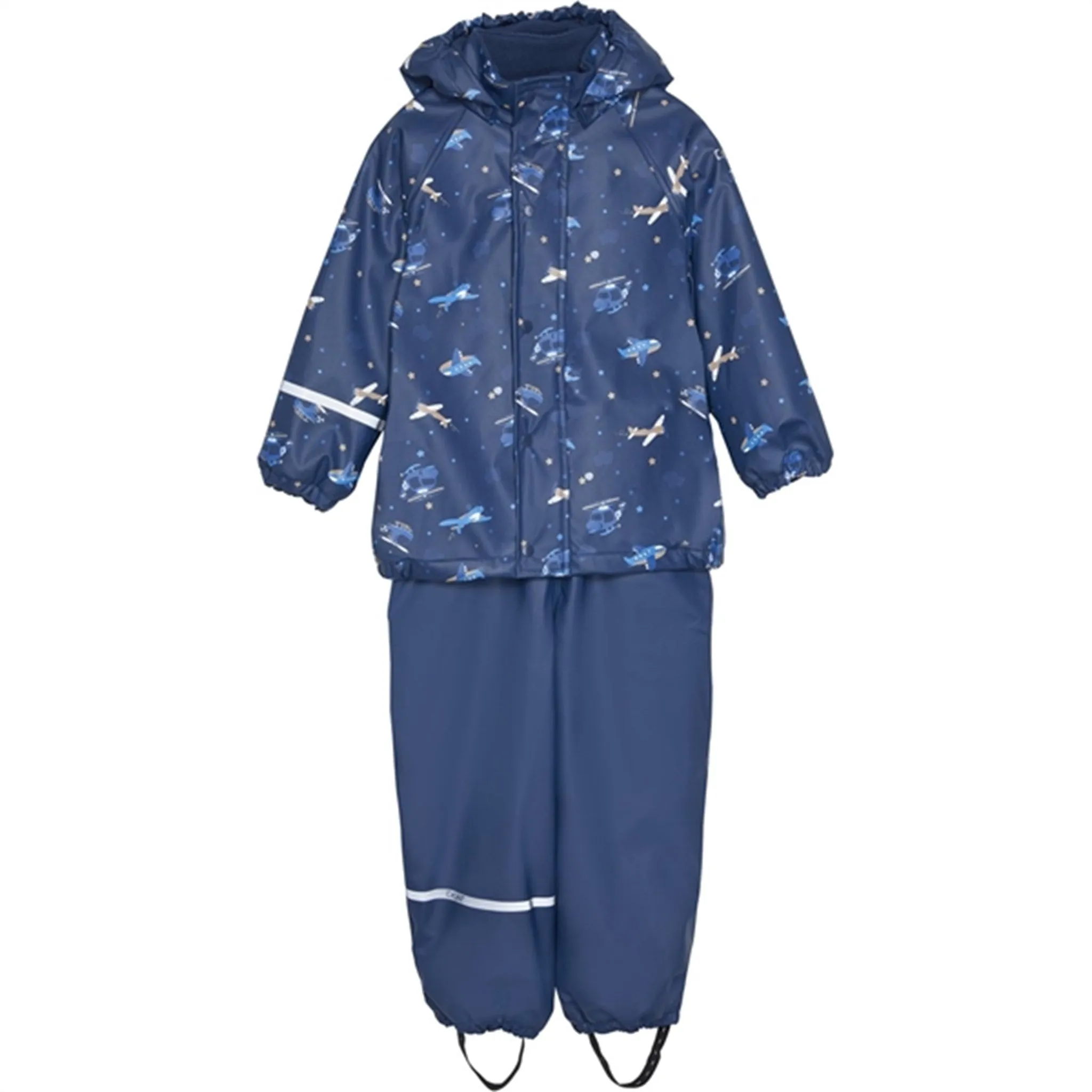 Trail Comfort CeLaVi Rainwear Set w. Fleece Pageant Blue