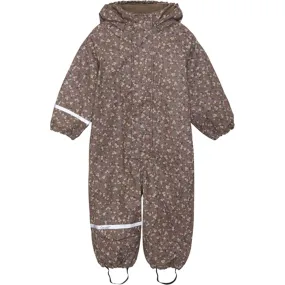 CeLaVi Rainwear Suit w. Fleece Coffee Quartz Packable Layer