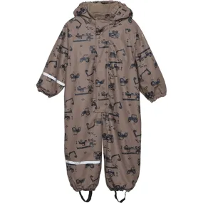 Fold Pack Rain Season Style CeLaVi Rainwear Suit w. Fleece Navy