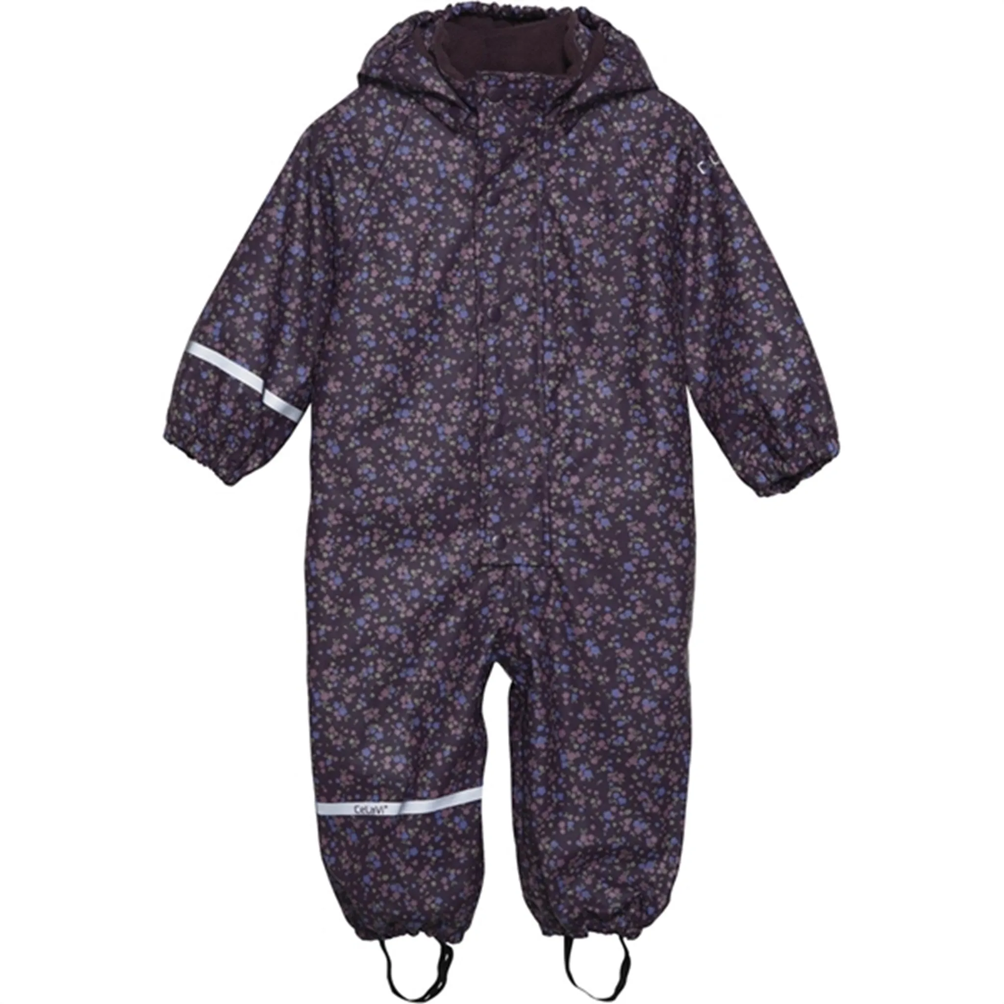 Durable Fabric Weather Guard CeLaVi Rainwear Suit w. Fleece Plum Perfect