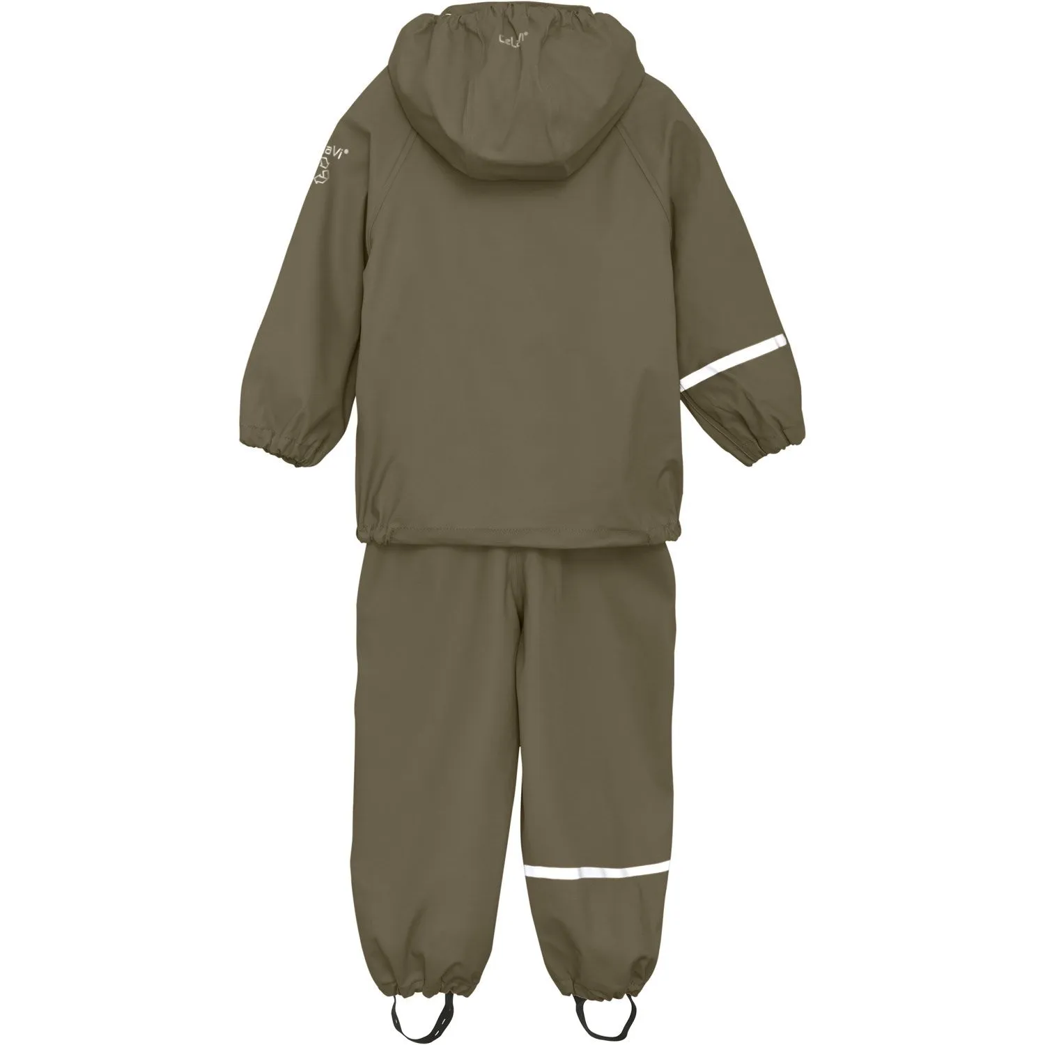 CeLaVi Sea Turtle Basic Rainwear Set -PU Backpacking Essentials Layer