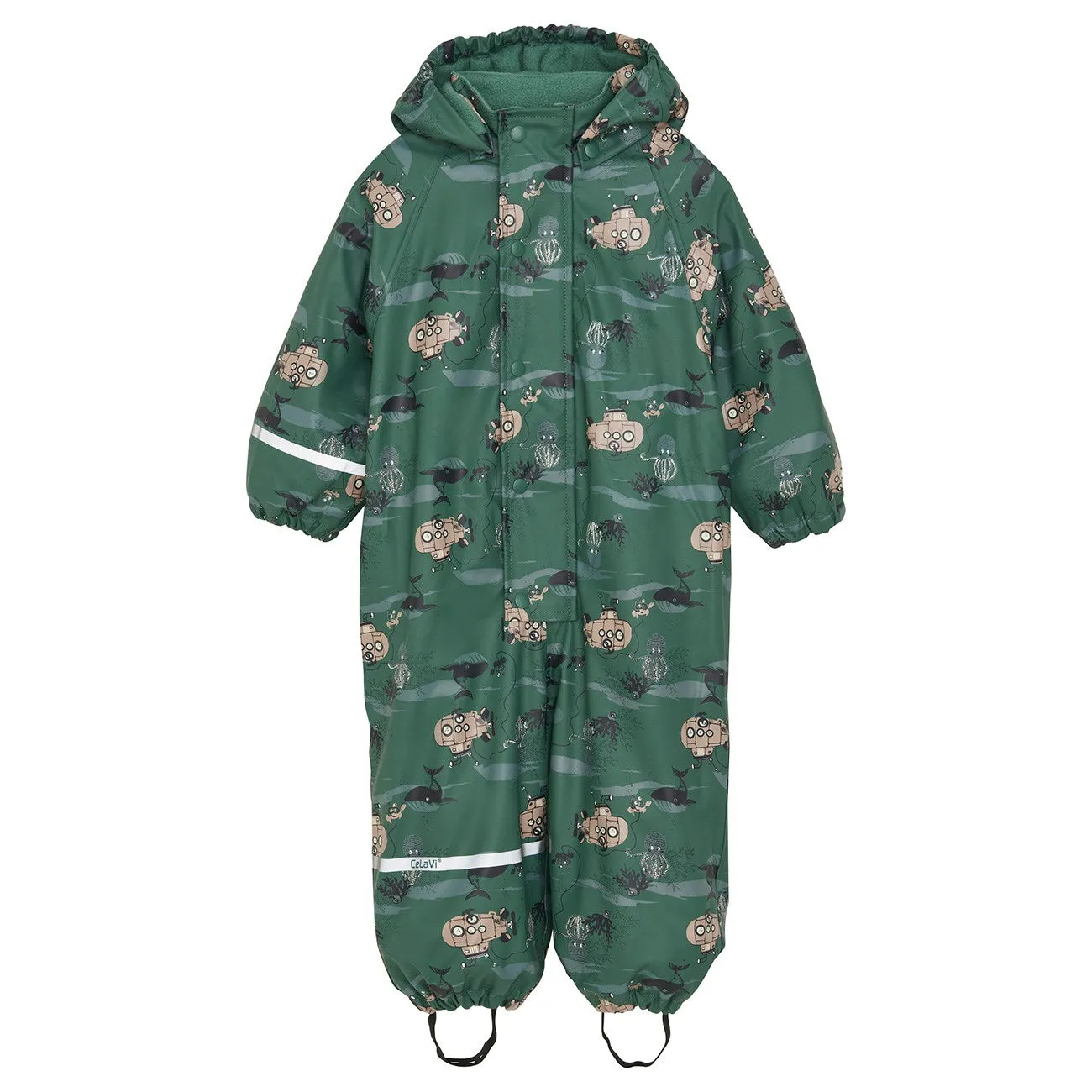 ChatGPT ??  Waterproof Jacket CeLaVi Smoke Pine Rain Suit - Aop, m. Fleece lining
