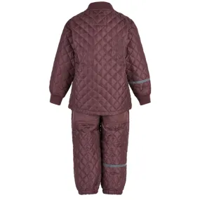 Draped-Style CeLaVi Thermal Set Basic Rose Brown