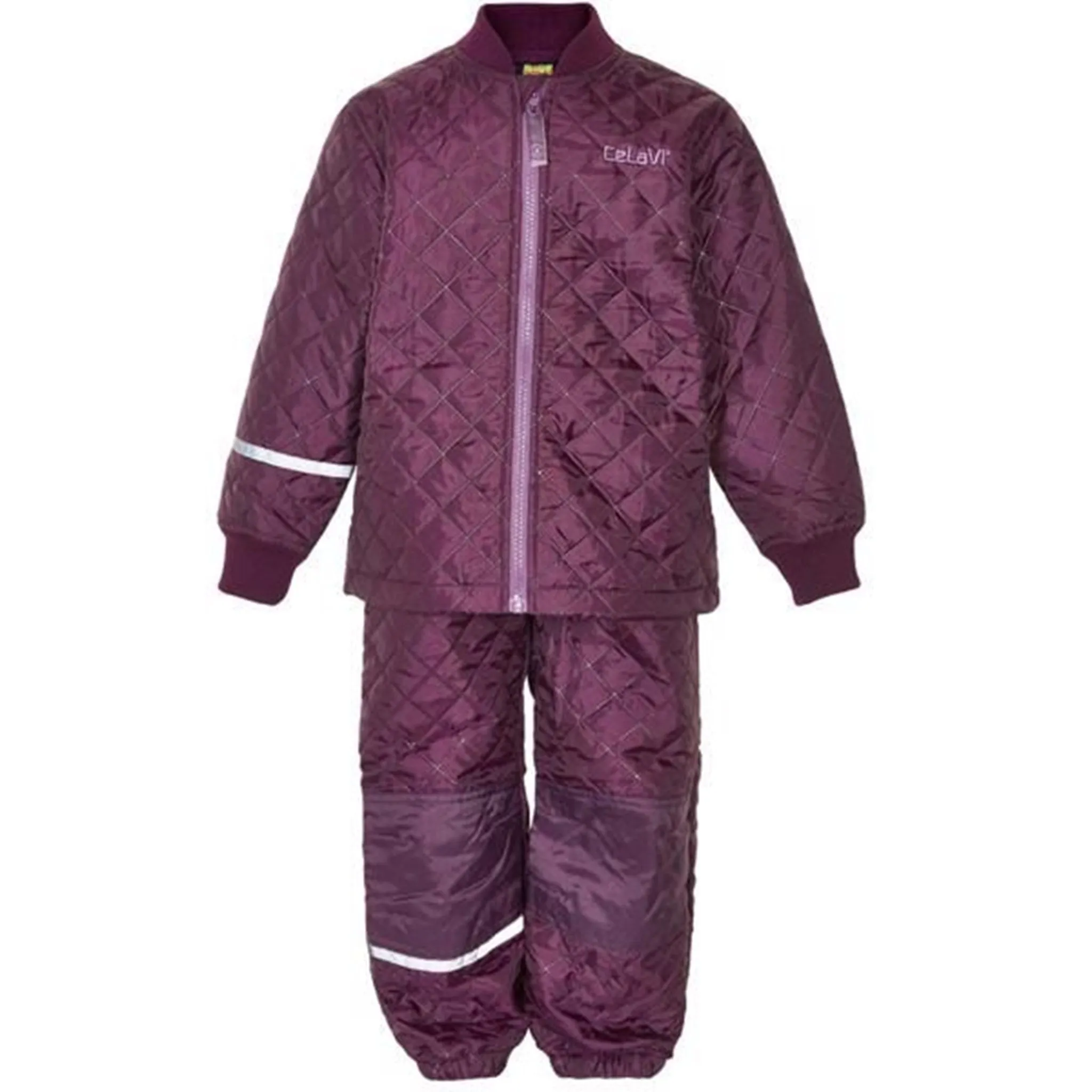 Barrel-Cuff Split-Sleeve CeLaVi Thermo Set Basic Blackberry