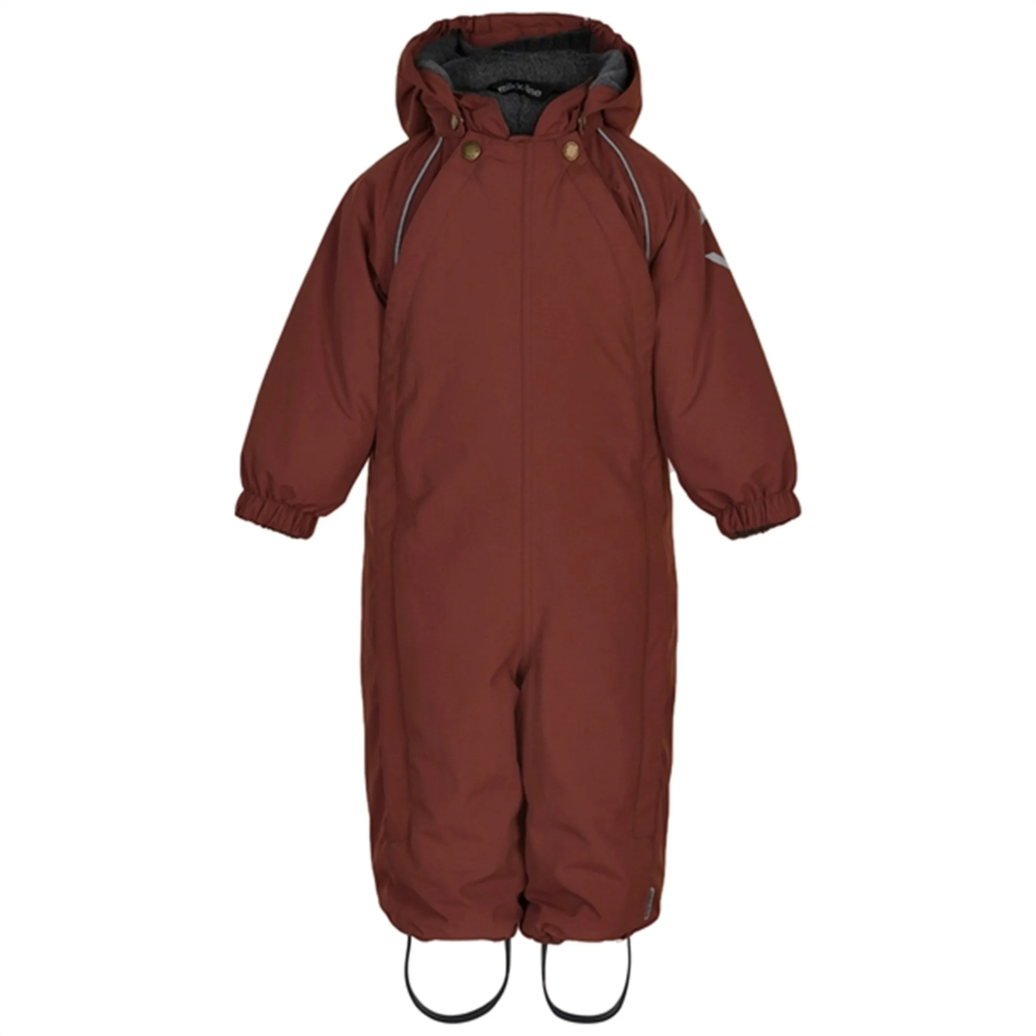 Mikk-Line Snow Suit Solid Mink Pocket-Detail Lightweight