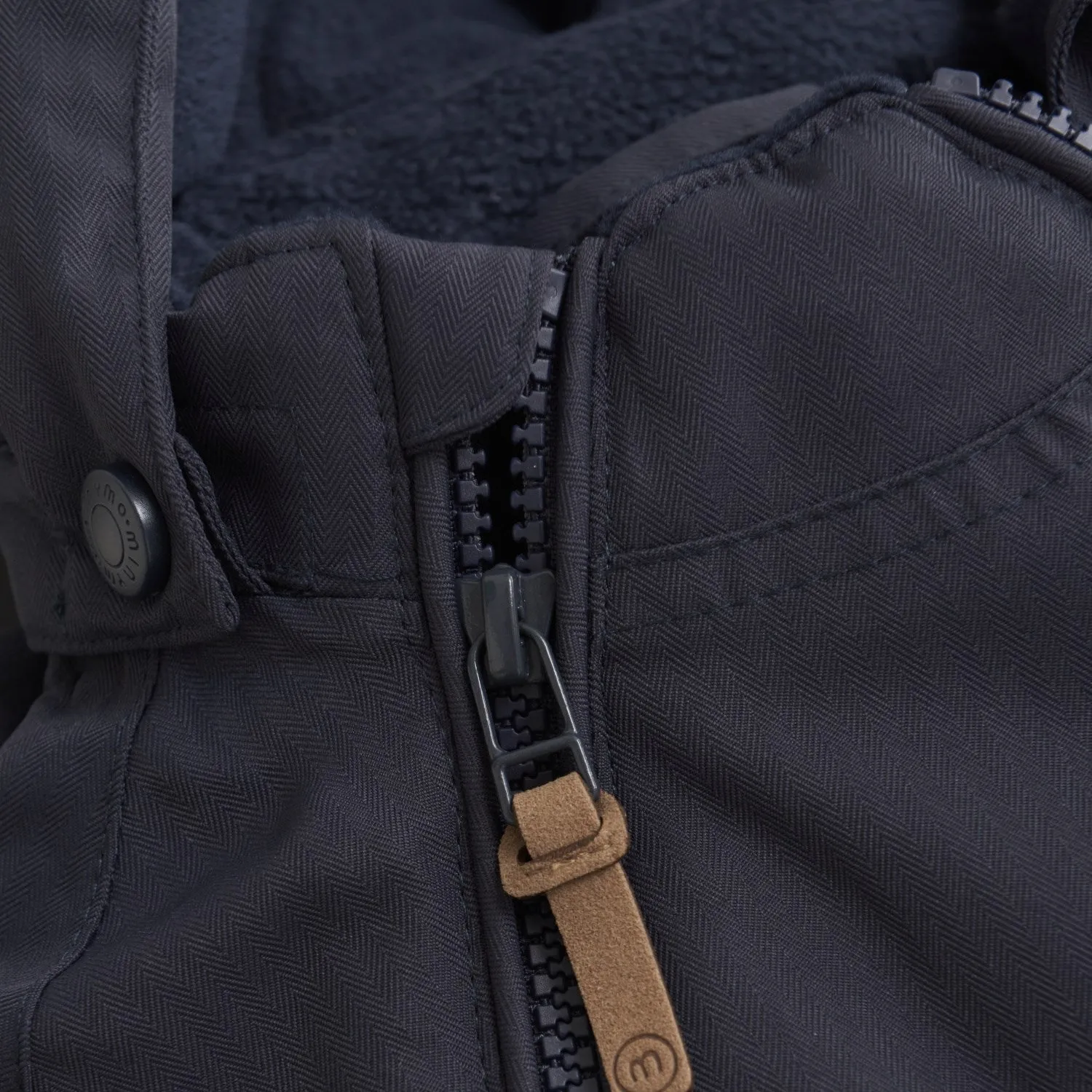 Raw-Hem Minymo Parisian Night Snow Suit