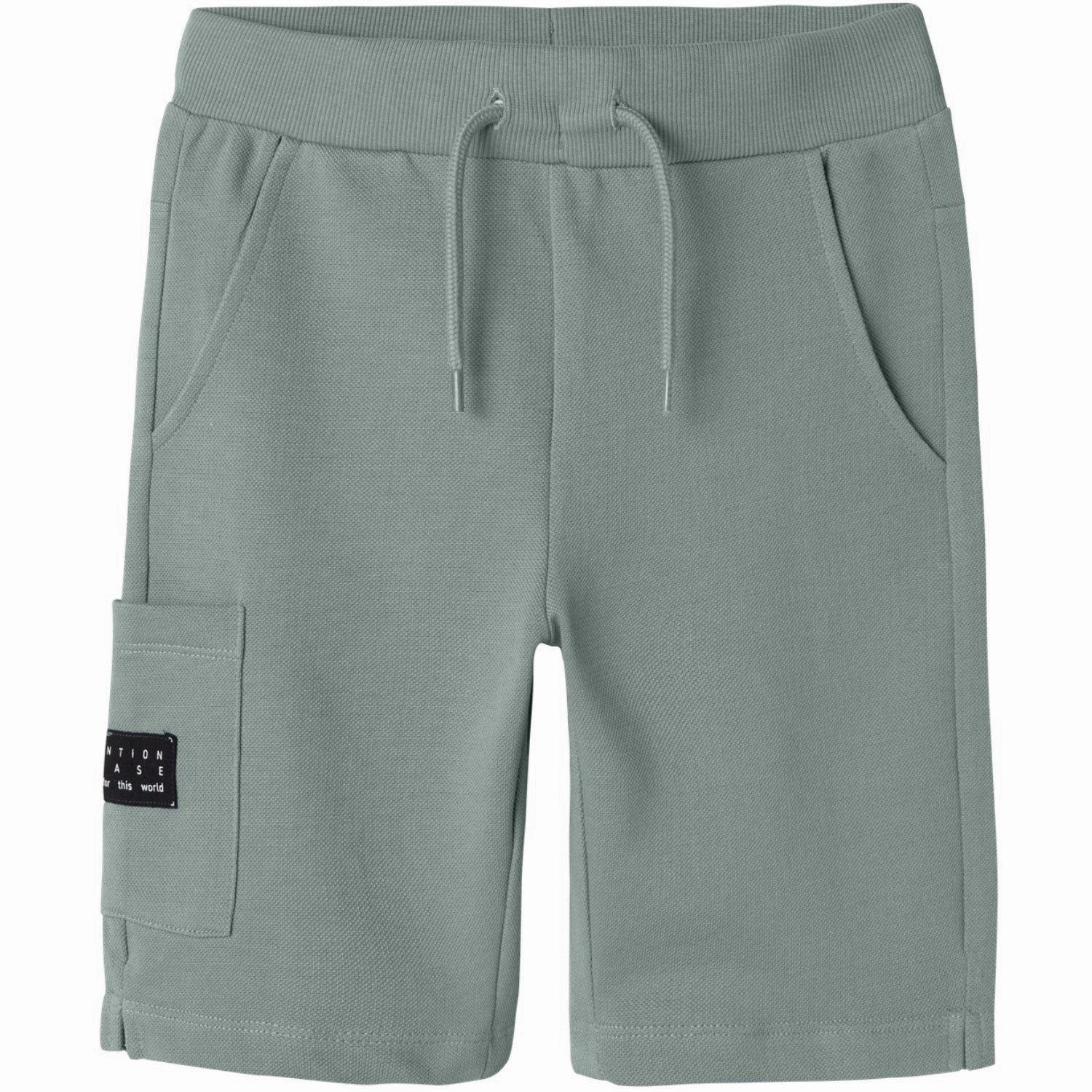 Name It Slate Gray Vivasse Long Sweat Shorts adult clothing