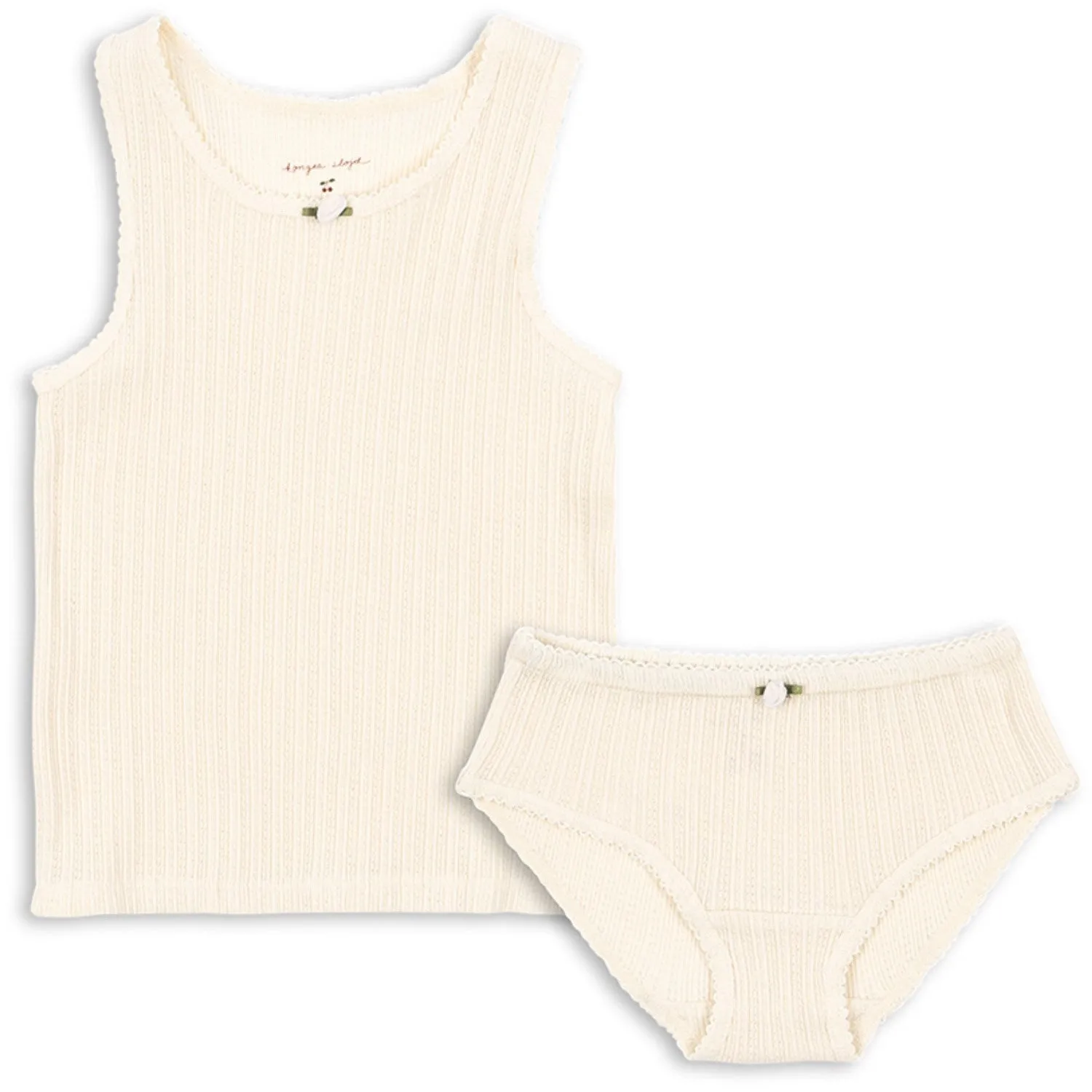 decoration Konges Sl?jd Antique White Papin Underwear Set GOTS