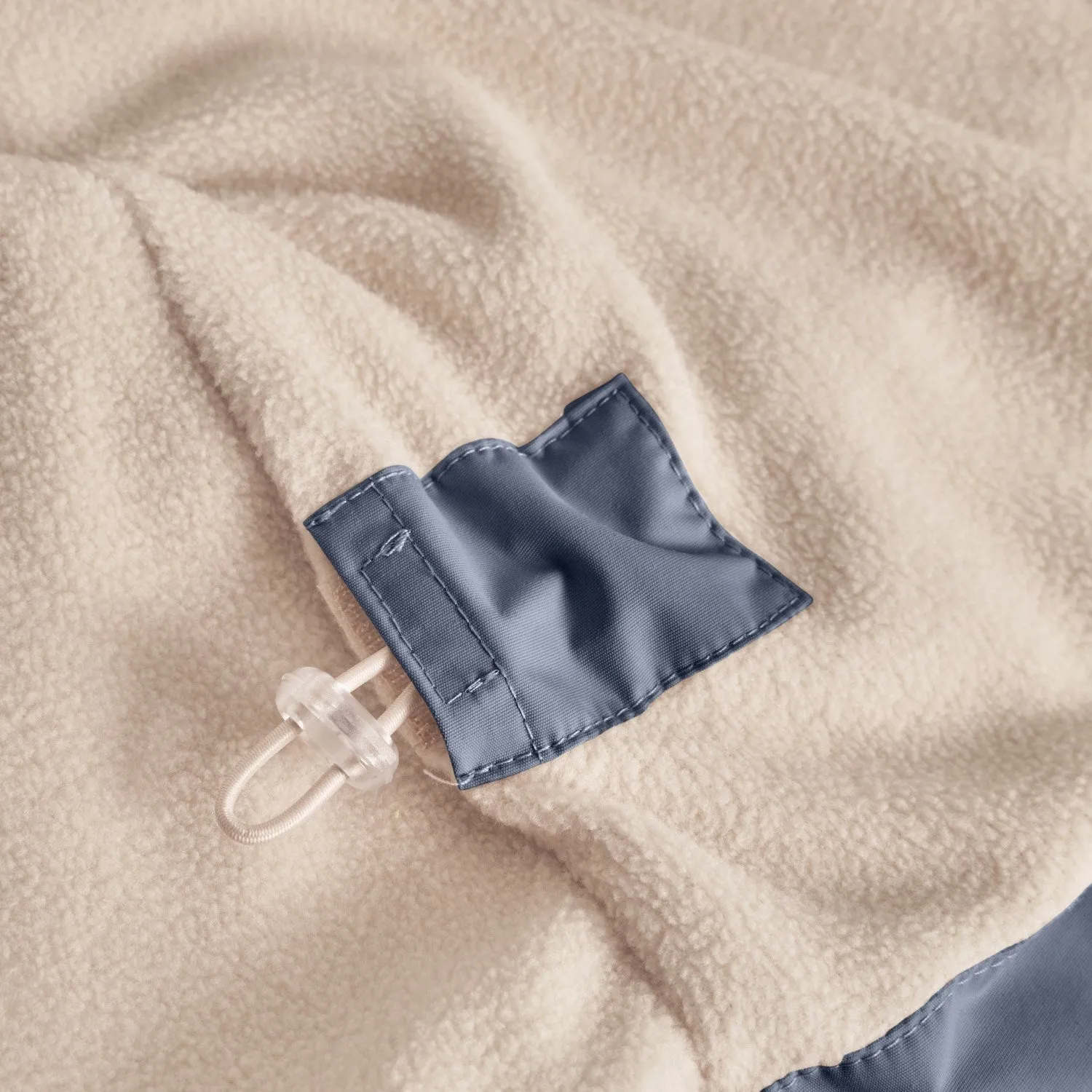 Multi Directional Stretch Graphic Design Mini A ture Ombre Blue Wai Fleece Lined Spring Jacket. GRS