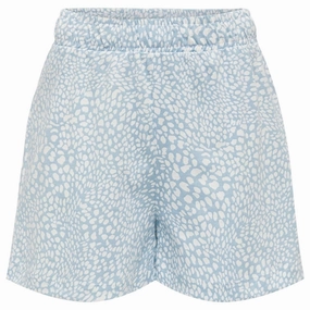 Kids ONLY Clear Sky May High Waist Shorts Easy Match Preppy look